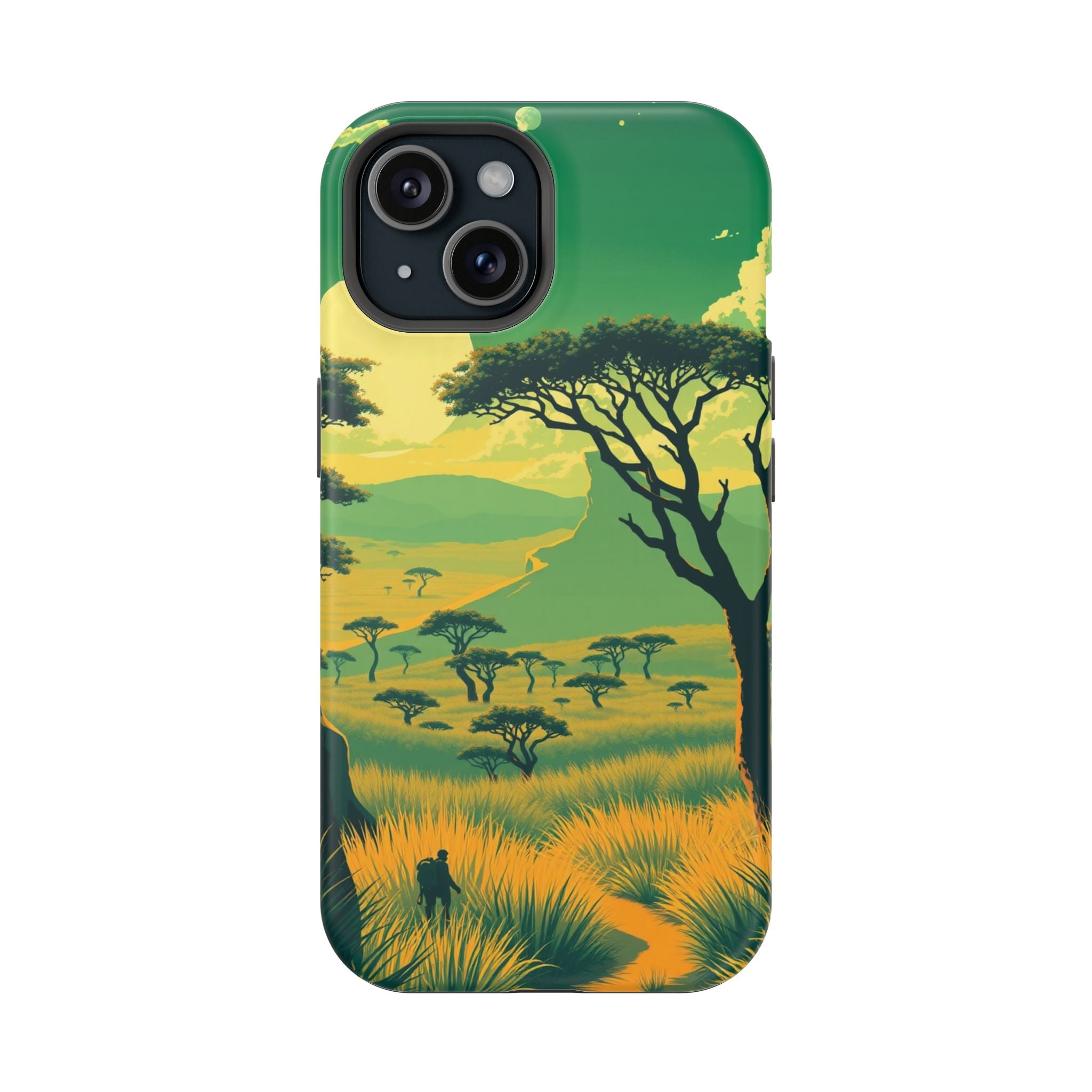 iPhone Savanna Horizon Pixel Art -Bit Slim Everyday Designer Case · iPhone Case
