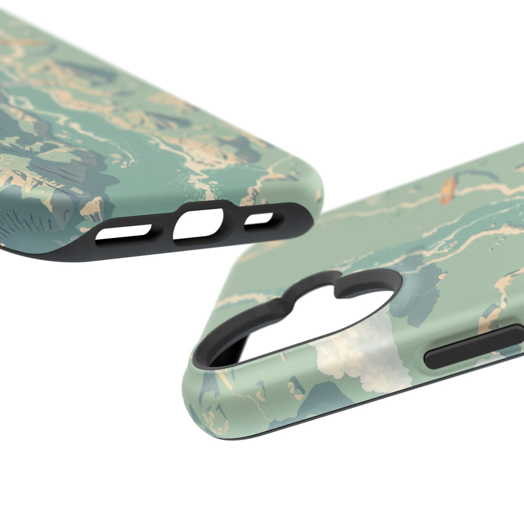iPhone River Delta Aerial Pixel Art -Bit Slim Everyday iPhone Designer · iPhone