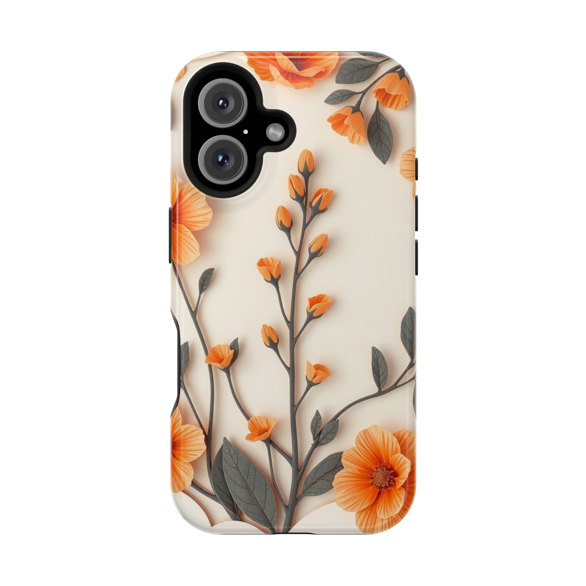 iPhone Vintage Botanical Print Paper Cut Art Slim iPhone Everyday · iPhone Case