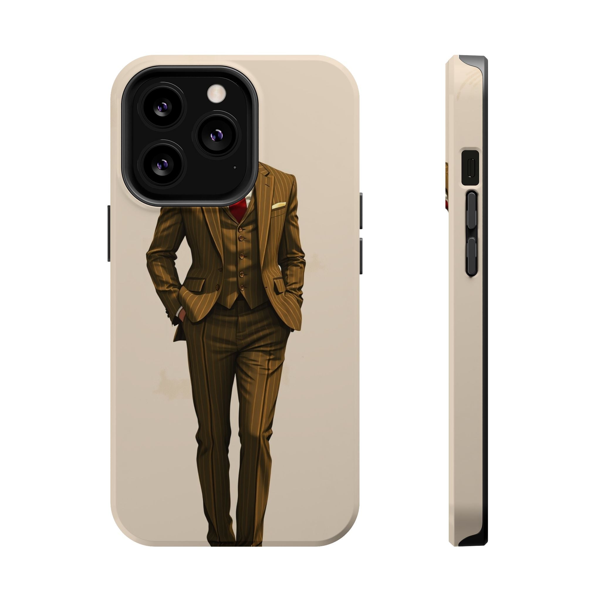 iPhone Pinstripe Suit Grunge Distressed Slim Everyday Designer Case · iPhone Cas