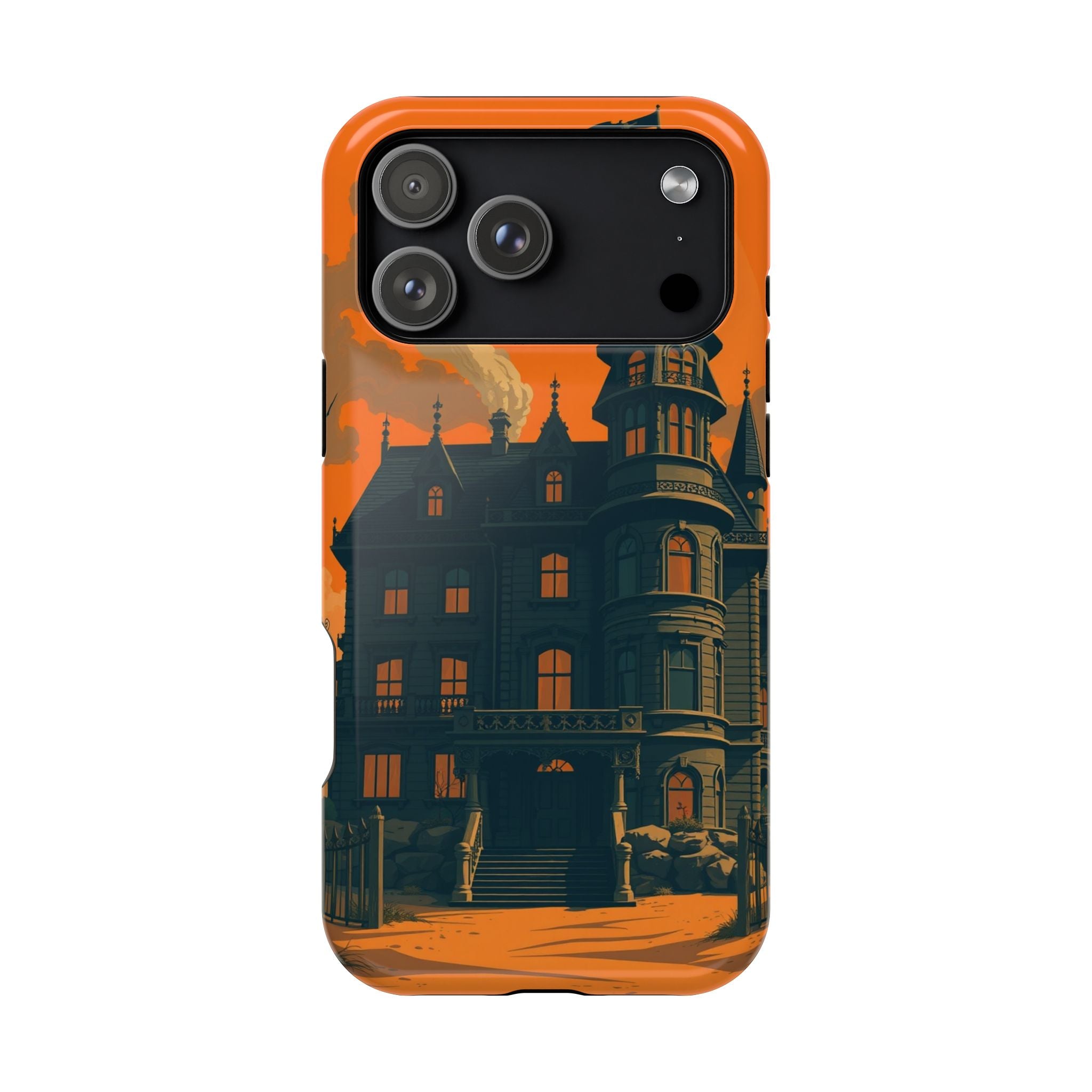 iPhone Vibrant Haunted Mansion Design Slim Everyday Designer Case · iPhone Case