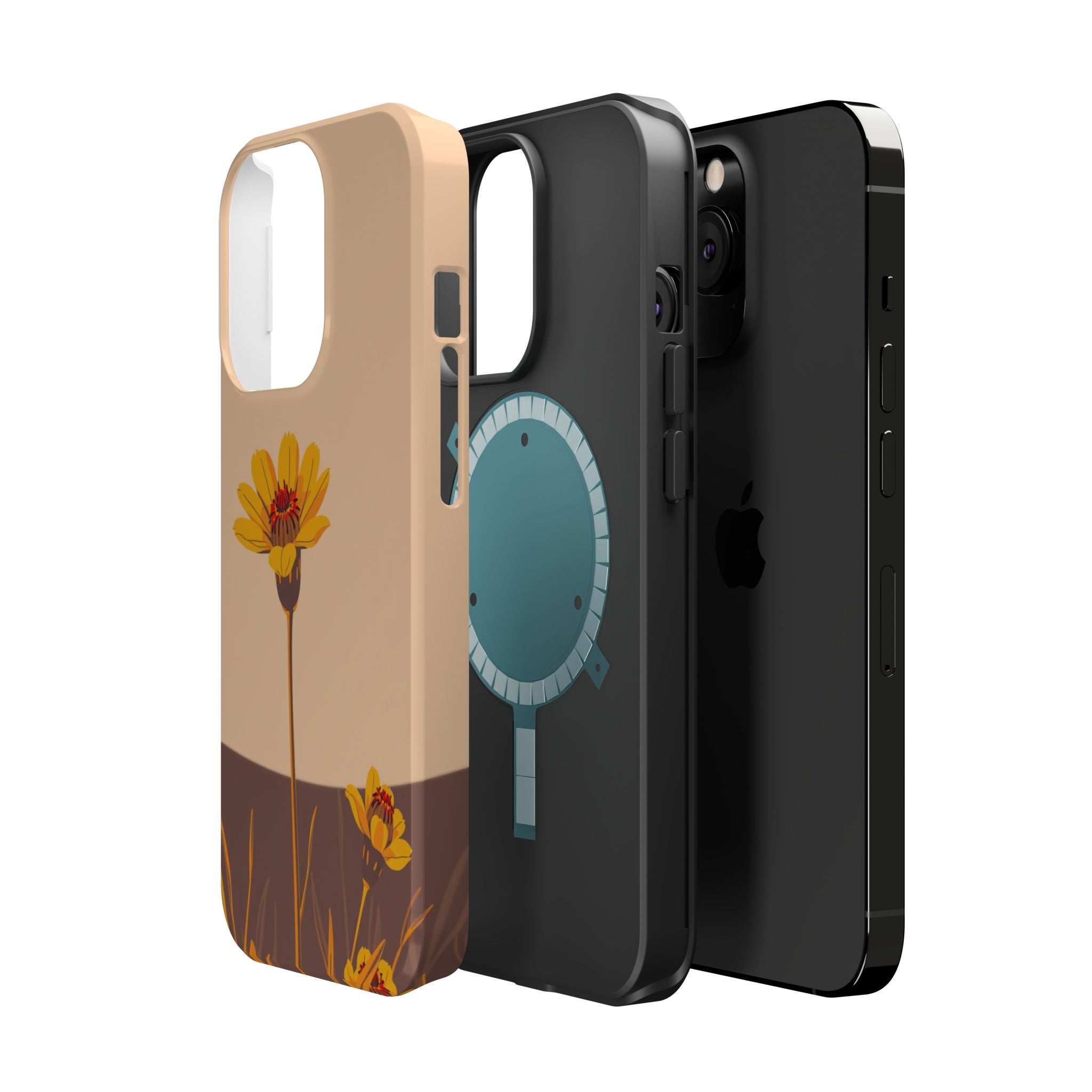 iPhone Serene Desert Flower Design Bold Modern Everyday Snap Case · iPhone Case