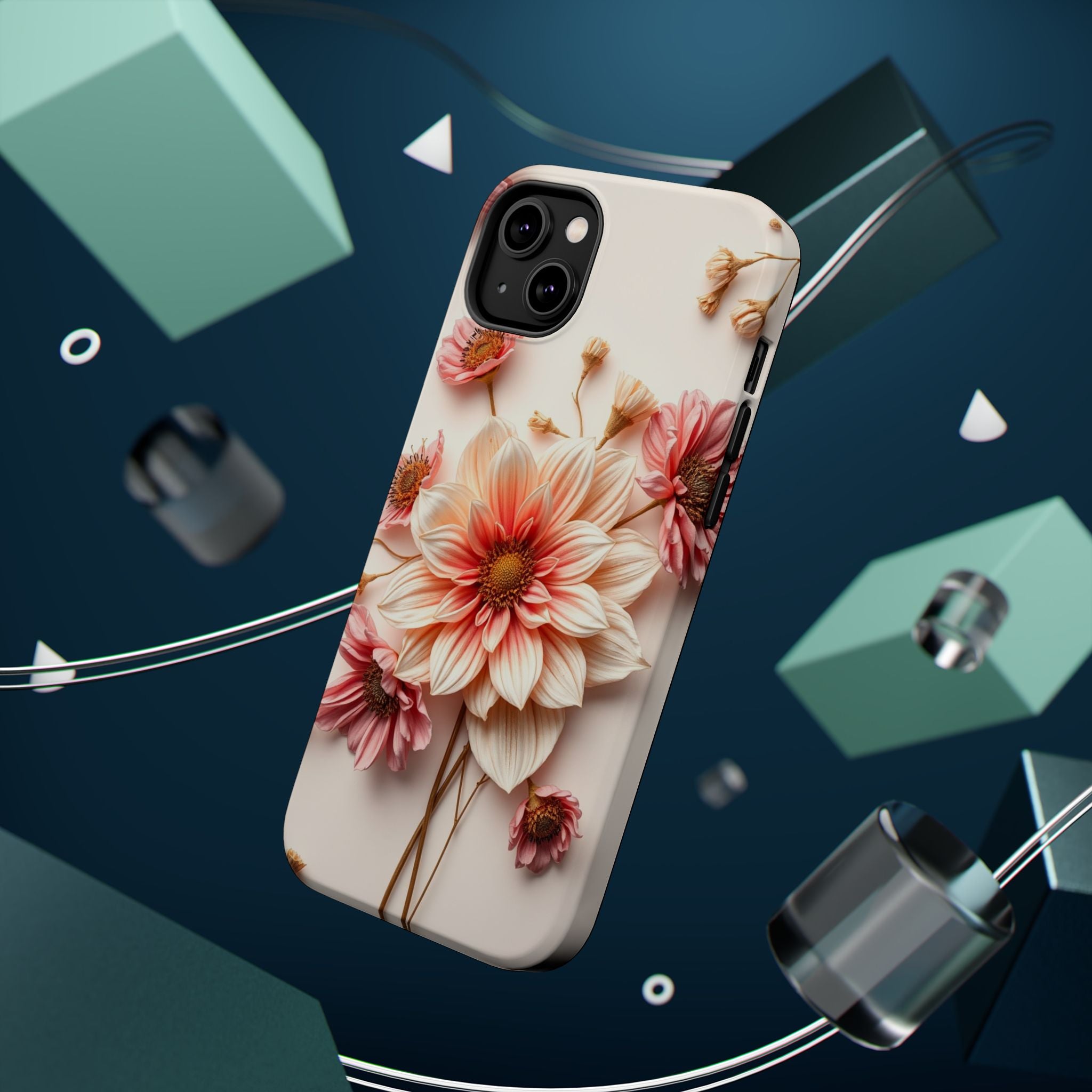 iPhone Dried Flower Flat Lay Enchanted Art Slim iPhone Everyday · iPhone Case