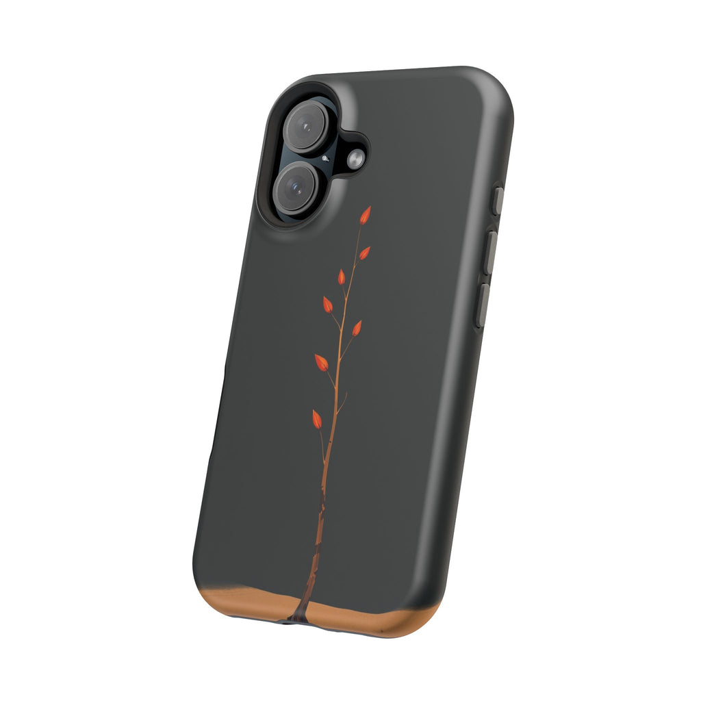iPhone Burnt Orange And Sand Minimalist Stem Slim iPhone Everyday · iPhone Case