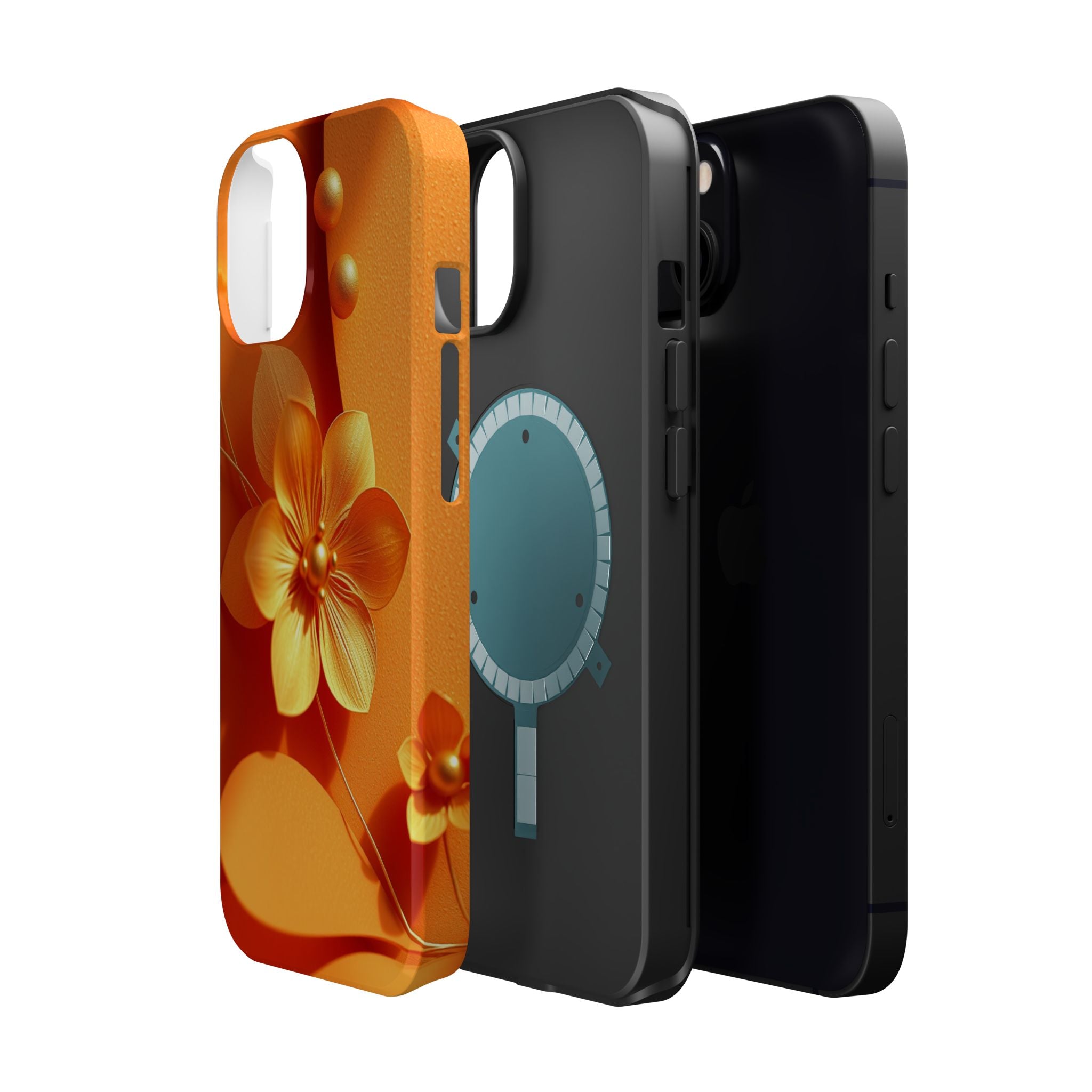 iPhone Floral Geometric Gold Foil Luxury Slim Everyday iPhone Designer · iPhone