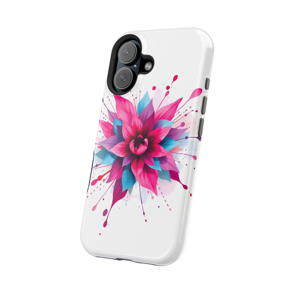 iPhone Floral Watercolor Splash Electric Art Slim iPhone Everyday · iPhone Case