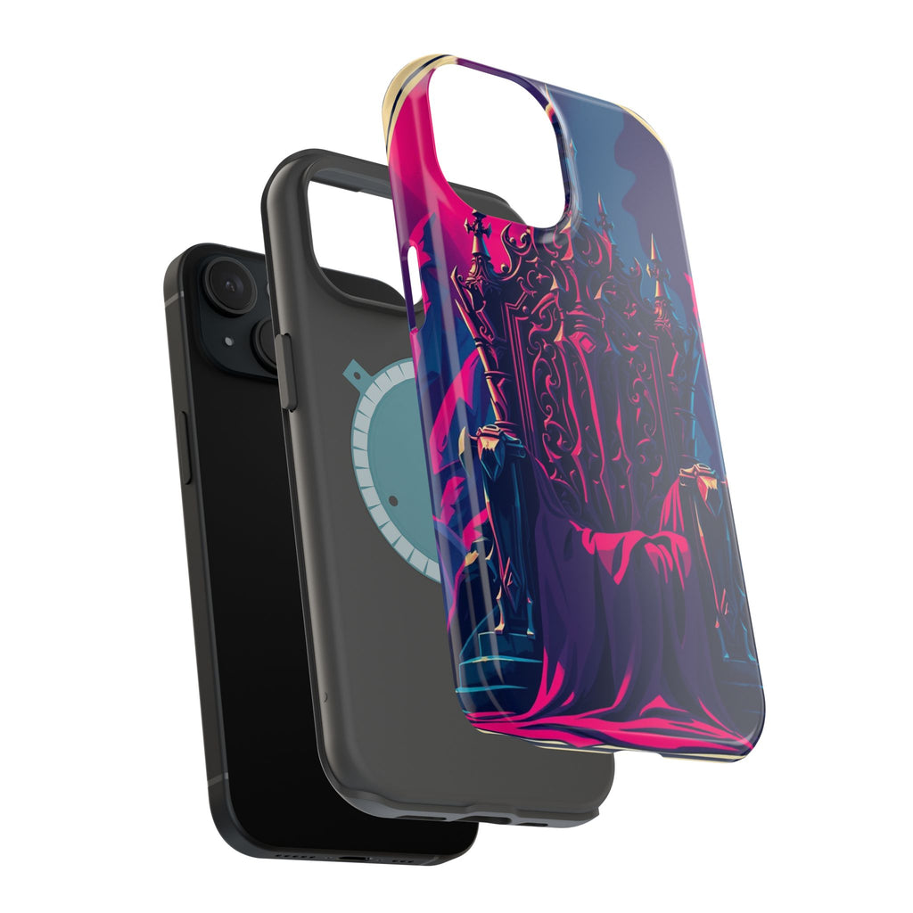 iPhone Lich King Throne Vintage Retro Poster Slim Everyday Designer Case · iPhon