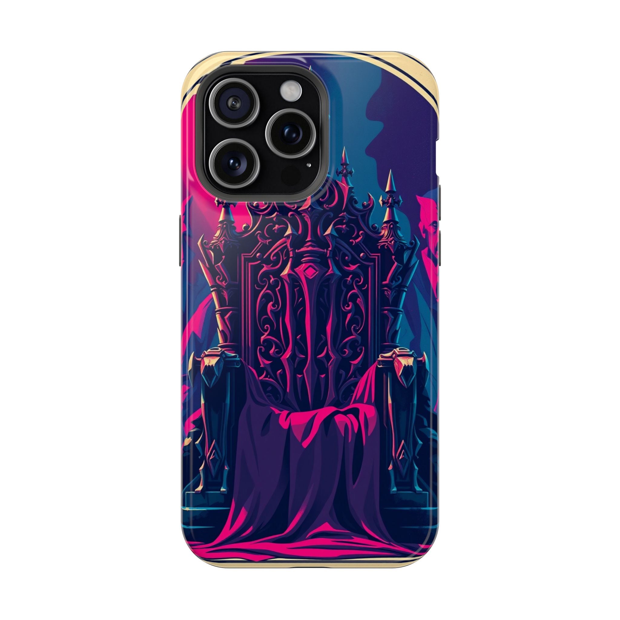iPhone Lich King Throne Vintage Retro Poster Slim Everyday Designer Case · iPhon