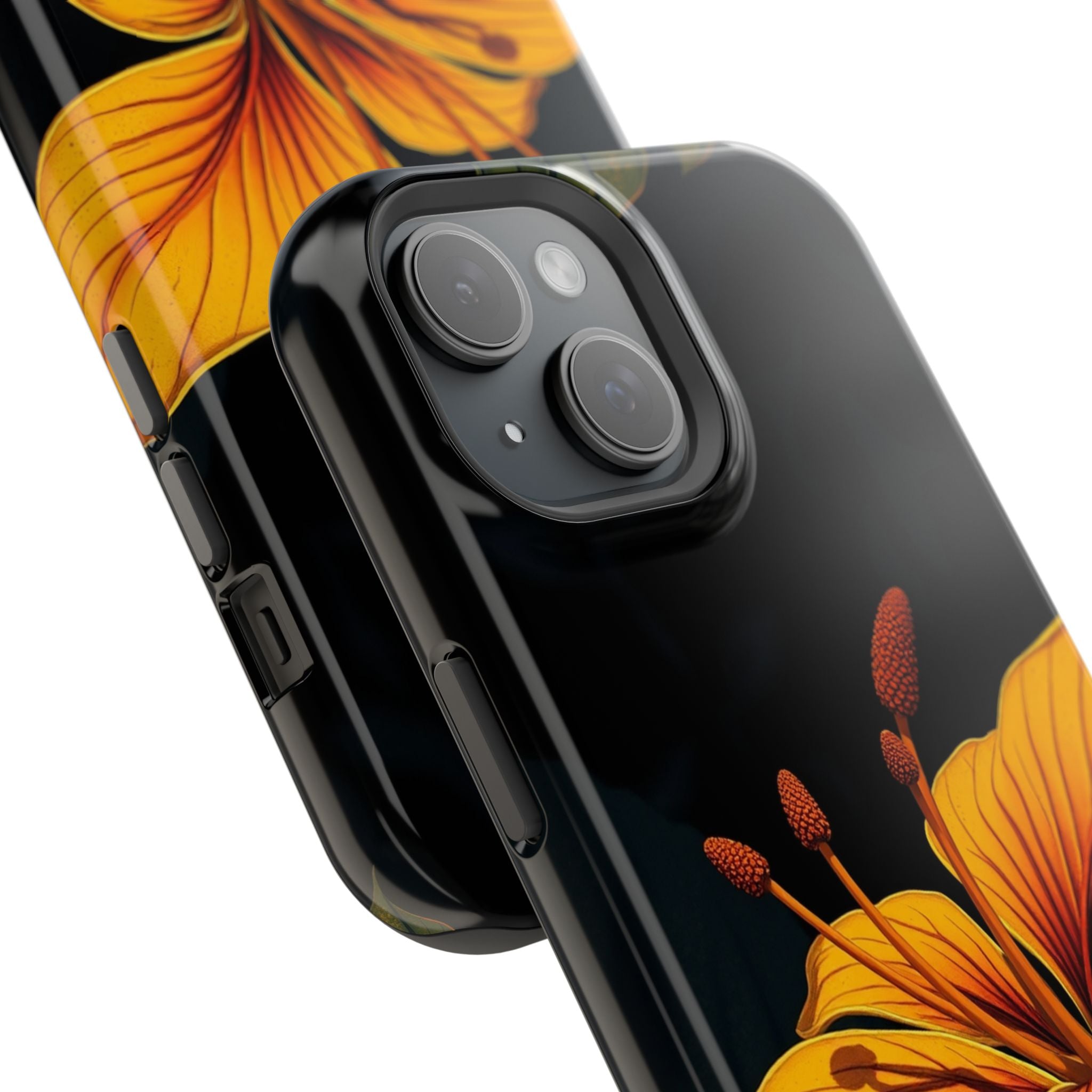 iPhone Earthy Tropical Bloom Design Artistic Everyday Cas Slim Snap Case · iPhon