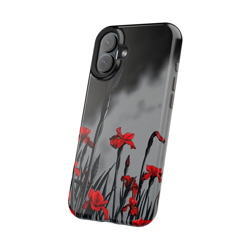 iPhone Iris Garden Cinematic Art Soft Finish Everyday Cas Slim Snap Case · iPhon