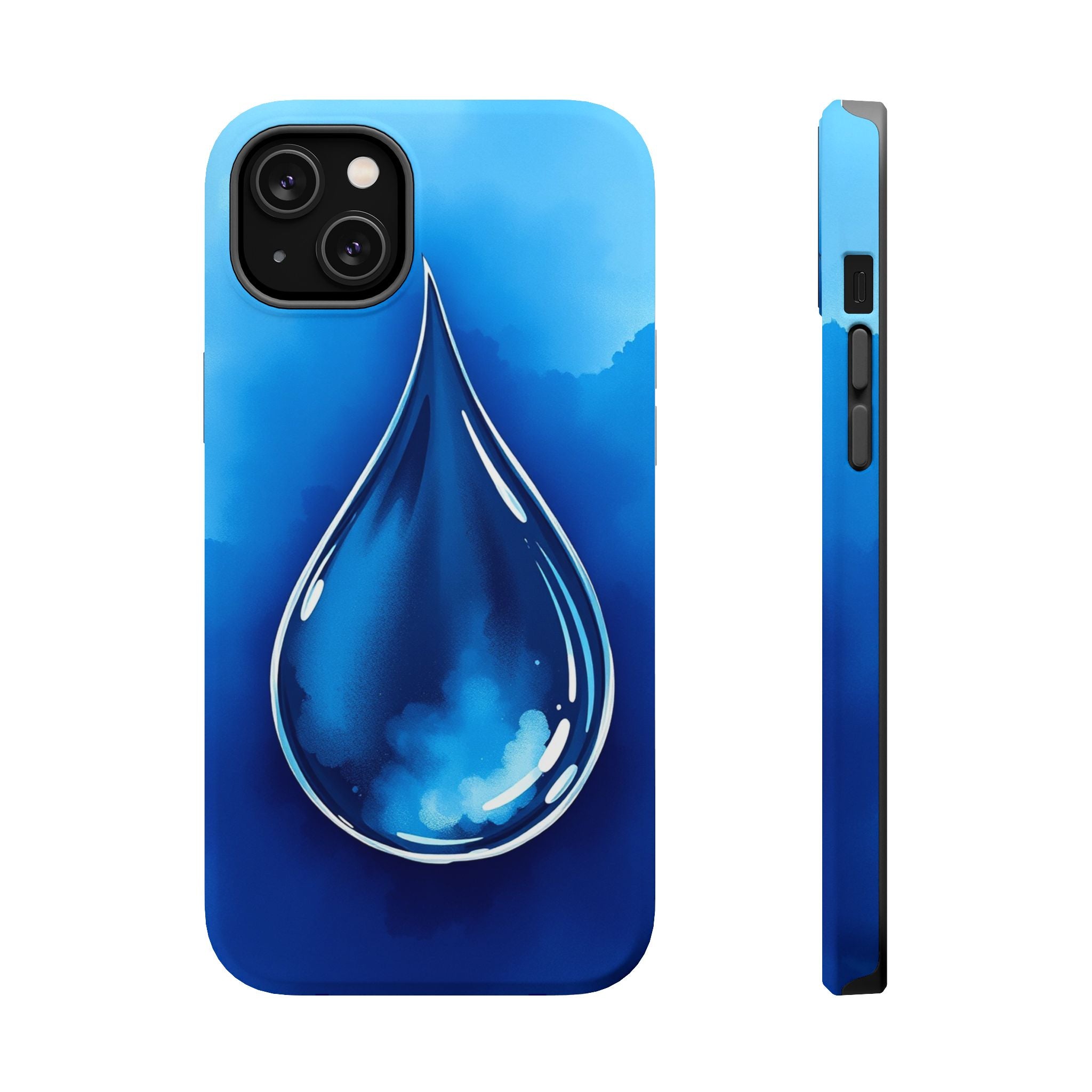 iPhone Ink Drop Vibrant Watercolor Bold Modern Everyday Snap Case · iPhone Case
