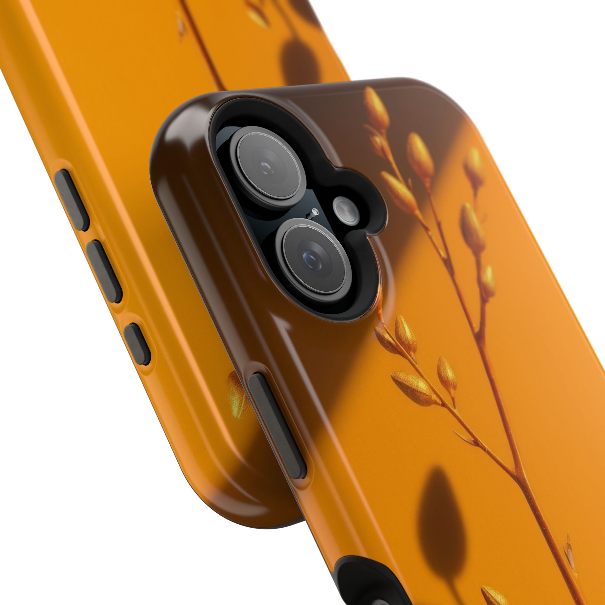 iPhone Mustard And Rust Minimalist Stem Slim Everyday iPhone Designer · iPhone C