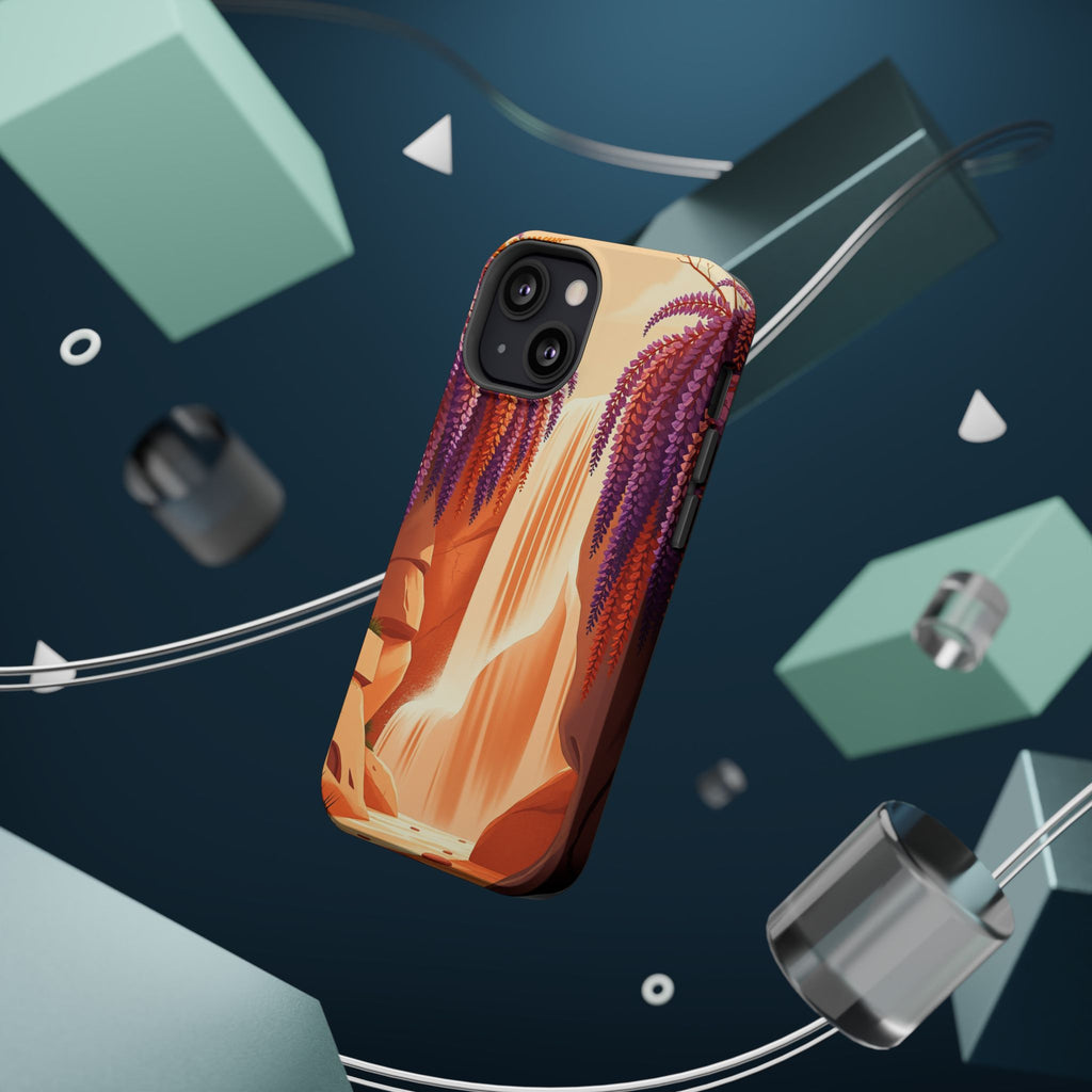 iPhone Wisteria Cascade Grunge Distressed Slim iPhone Everyday Designer · iPhone
