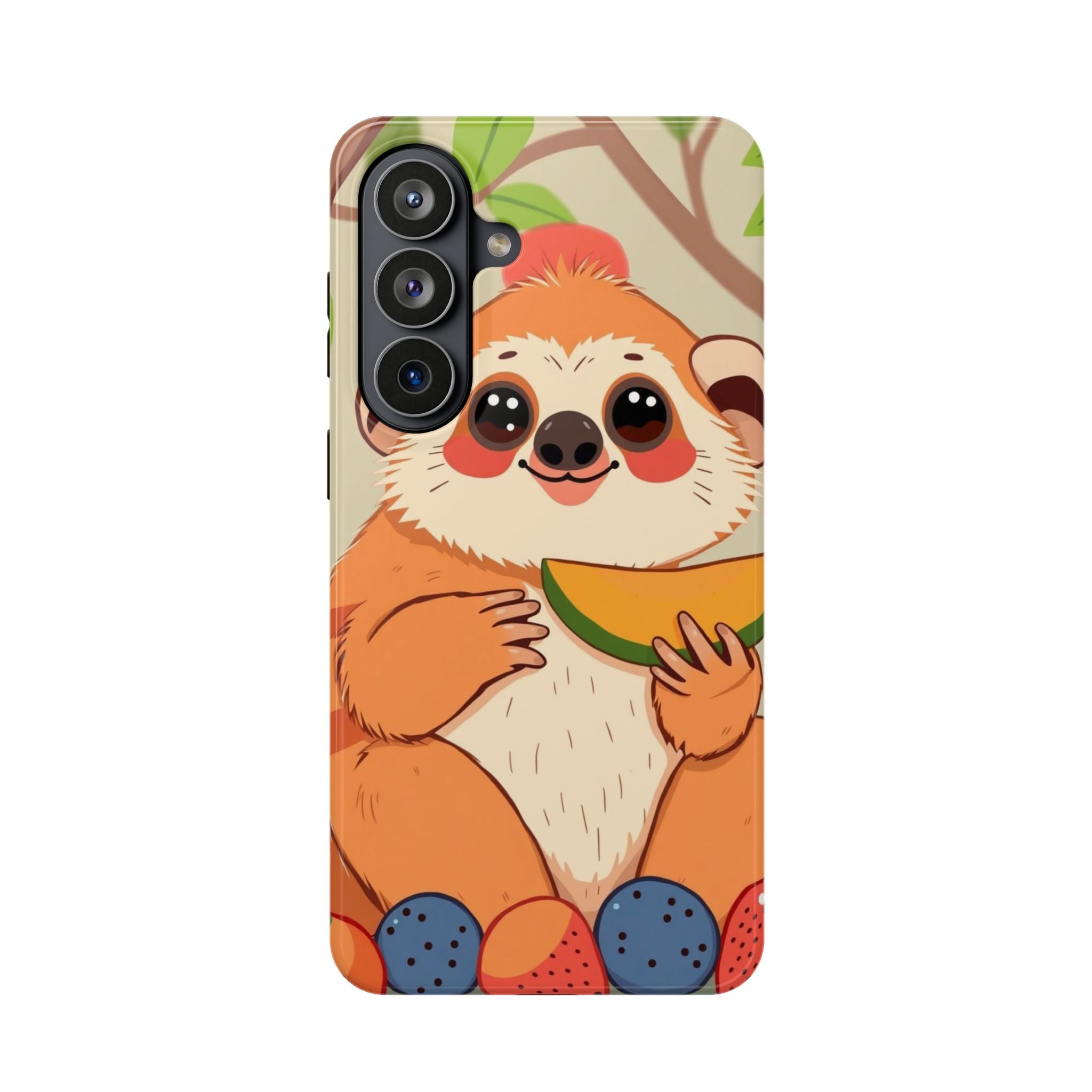 iPhone Slow Loris with Fruit Kids Fun iPhone Phone Case Gift Slim · iPhone Case