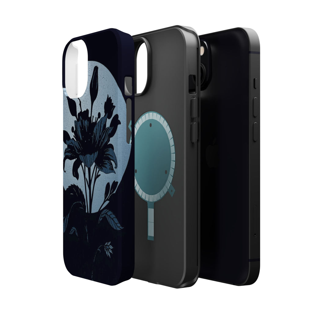iPhone Radiant Floral Silhouette Design Slim Everyday Designer Case · iPhone Cas