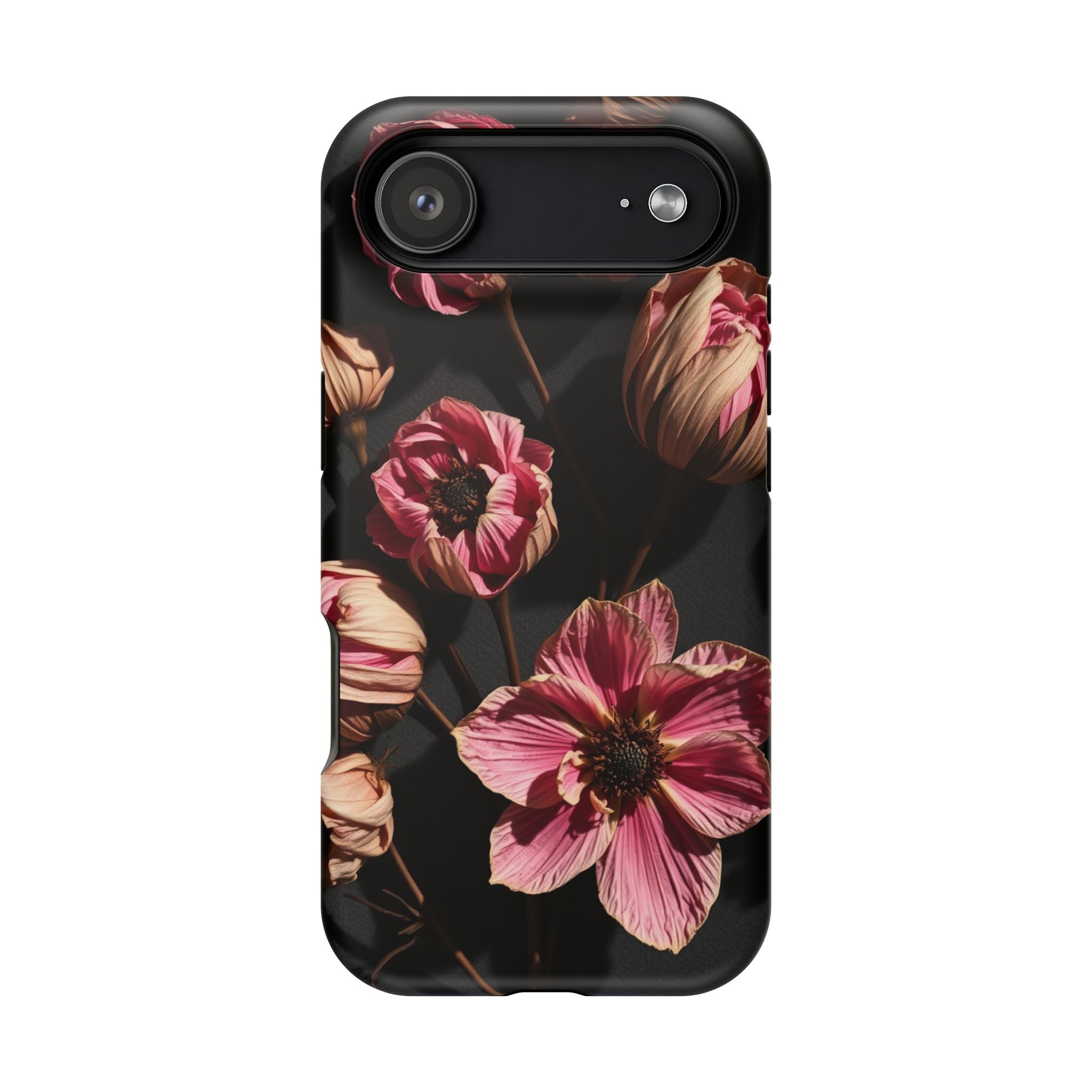 iPhone Dried Flower Flat Lay Electric Art Slim Snap Case · iPhone Case
