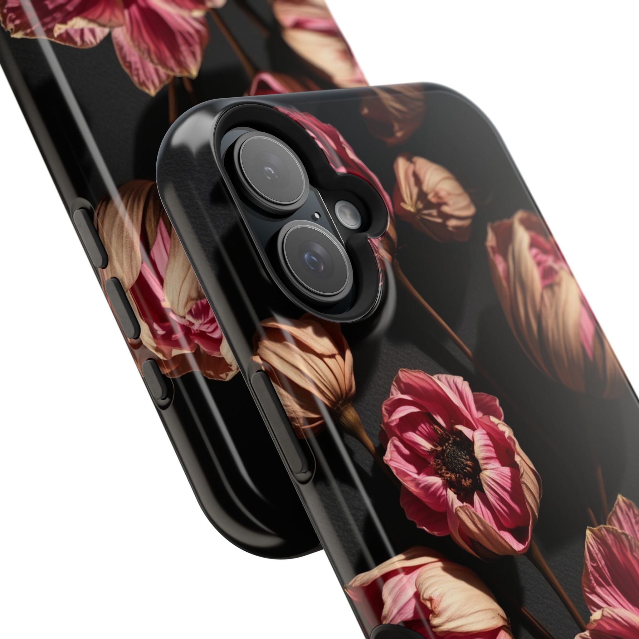 iPhone Dried Flower Flat Lay Electric Art Slim Snap Case · iPhone Case