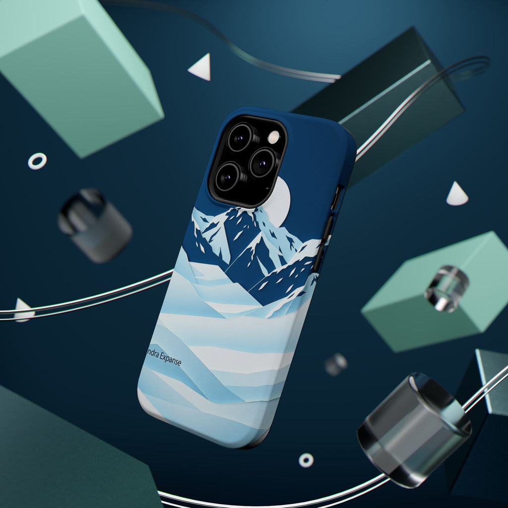 iPhone Midnight Blue And Silver Tundra Expanse Clean iPhone 12 Minimal · iPhone