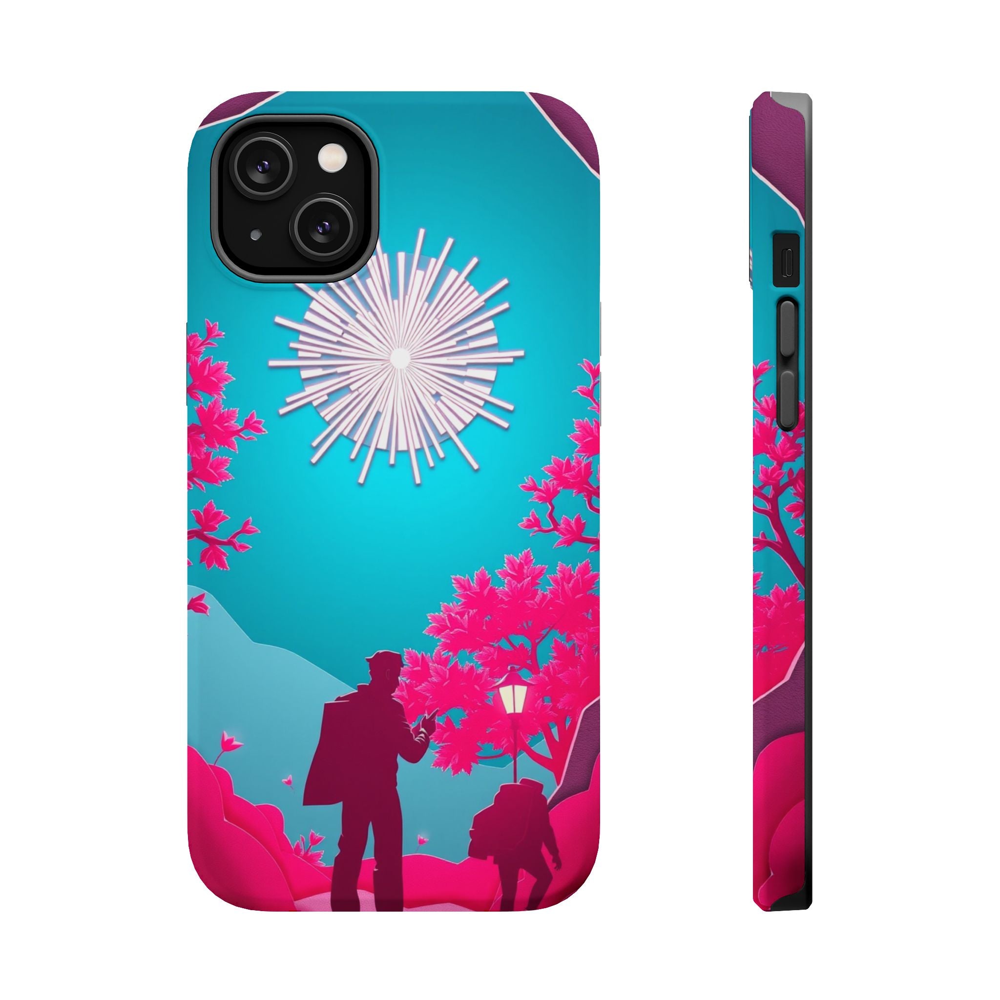 iPhone Bud Burst Paper Cut Art Slim Everyday Designer Case · iPhone Case