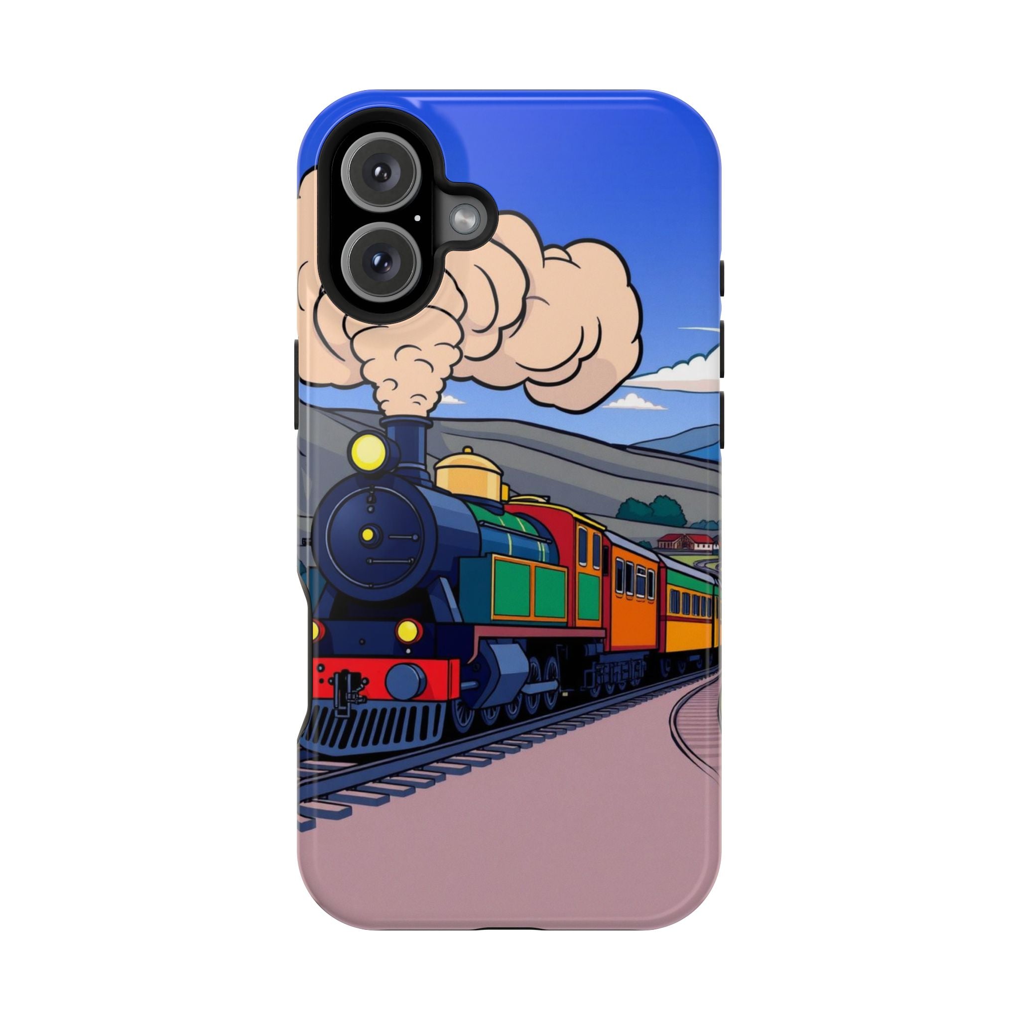 iPhone Steam Locomotive Puff Kids Fun iPhone Phone Case Gift Slim · iPhone Case