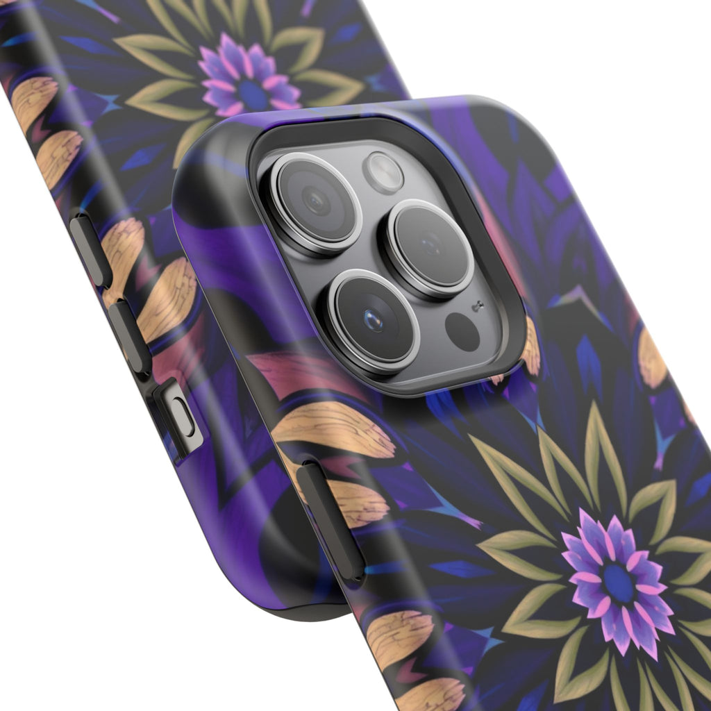 iPhone Floral Mandala Mystic Art Bold Modern Everyday Snap Case · iPhone Case