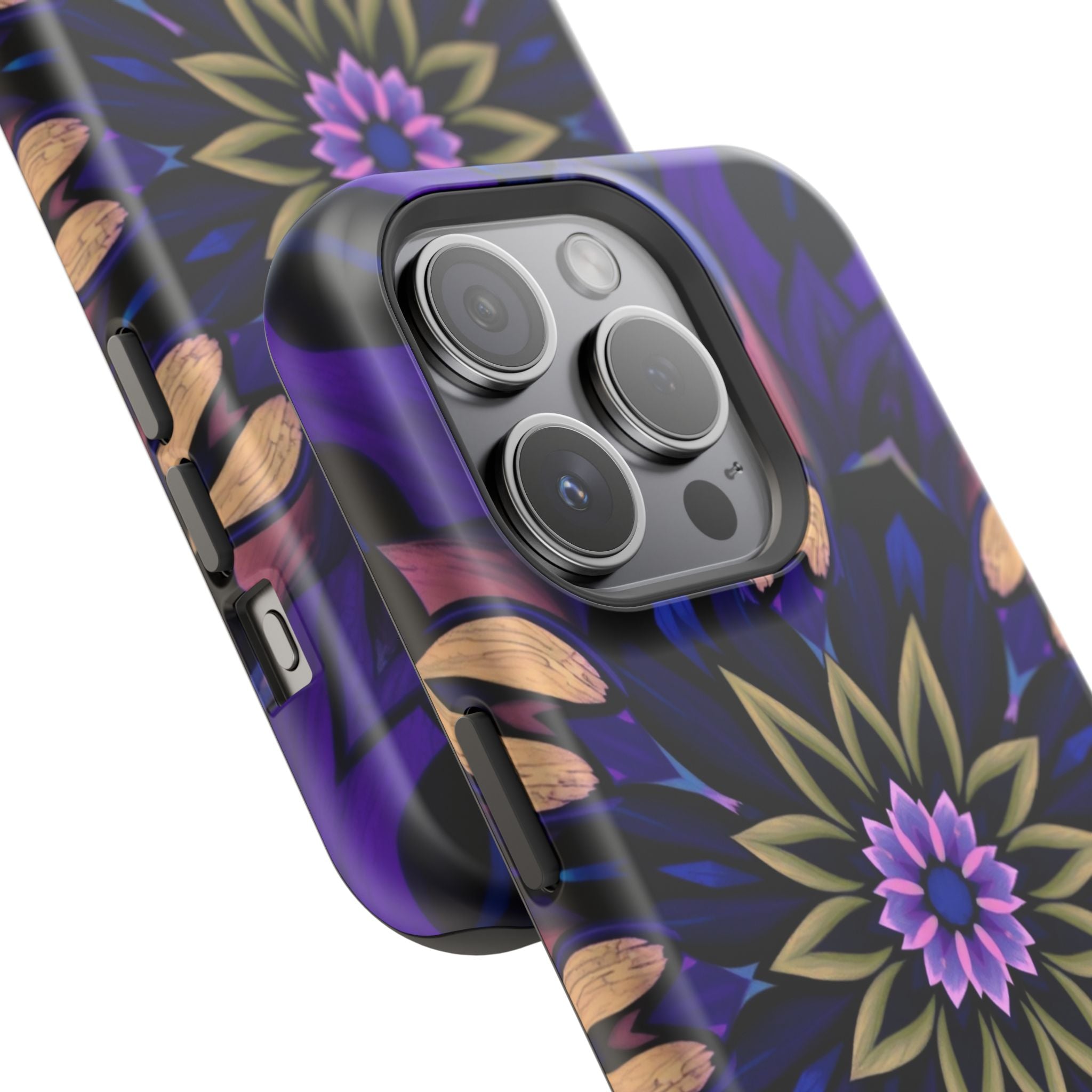 iPhone Floral Mandala Mystic Art Bold Modern Everyday Snap Case · iPhone Case