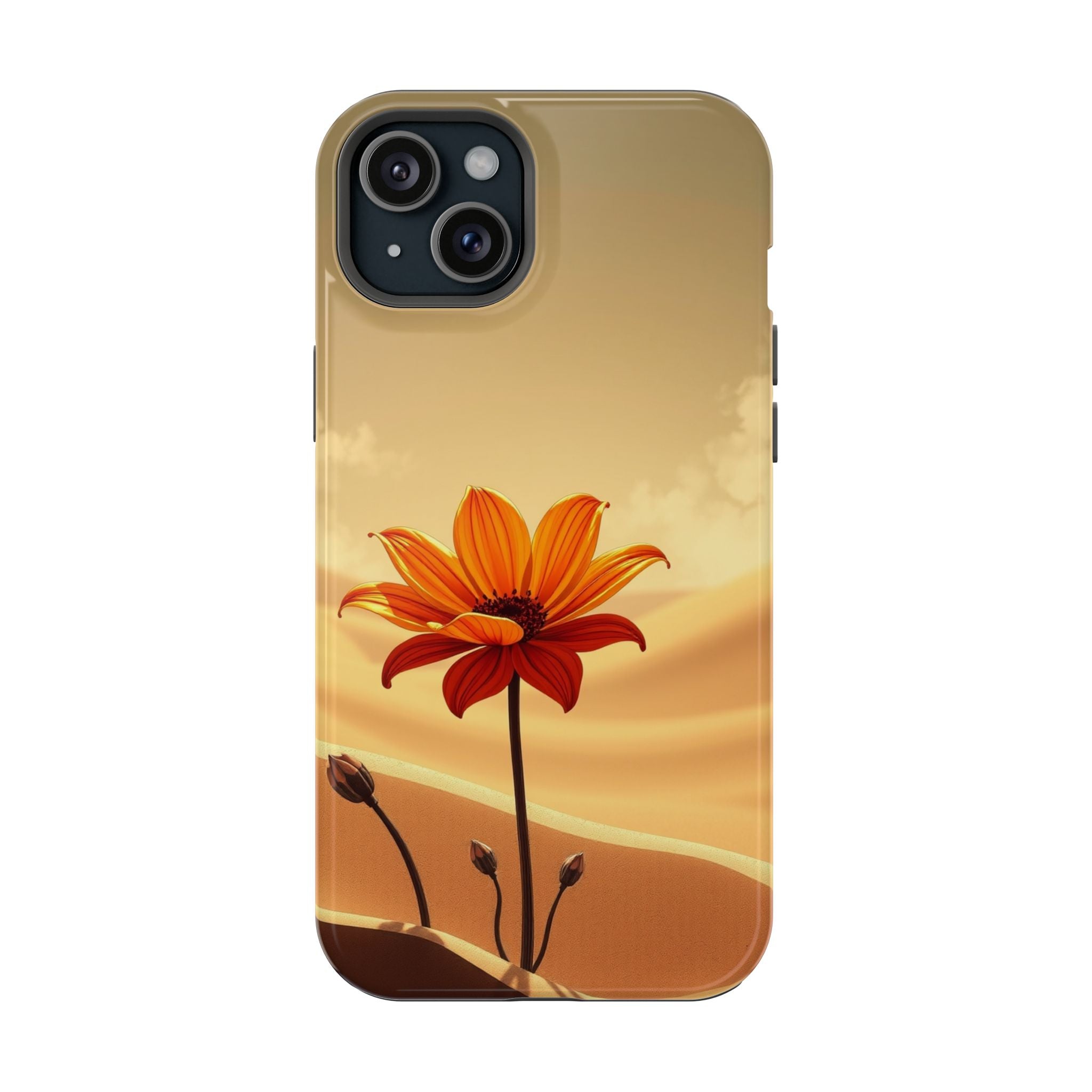 iPhone Neon Floral Dark Gothic Ink Bold Modern Everyday Snap Case · iPhone Case