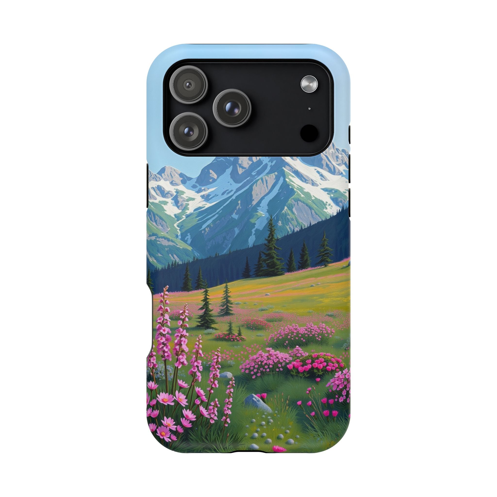 iPhone Earthy Alpine Meadow Design Bold Modern Everyday Snap Case · iPhone Case