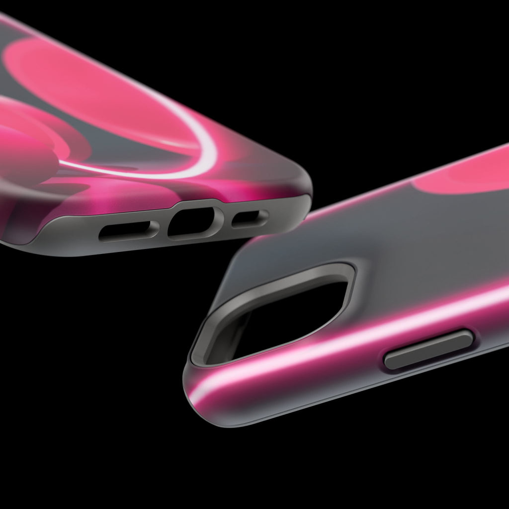 iPhone 1960s Mod Circles Neon Cyberpunk Slim Everyday Designer Case · iPhone Cas