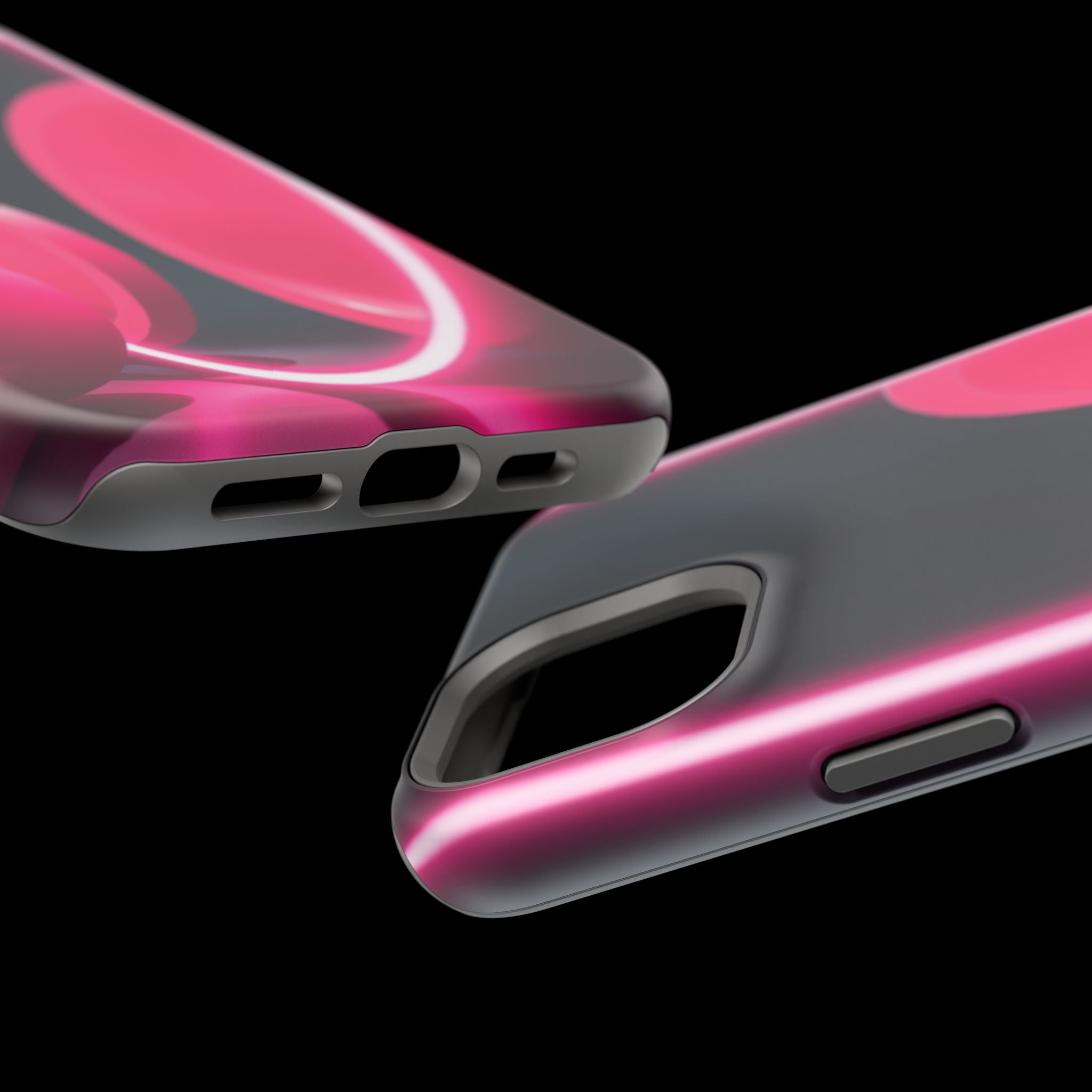 iPhone 1960s Mod Circles Neon Cyberpunk Slim Everyday Designer Case · iPhone Cas