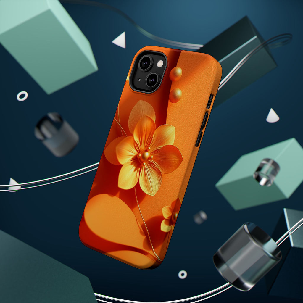 iPhone Floral Geometric Gold Foil Luxury Slim Everyday iPhone Designer · iPhone