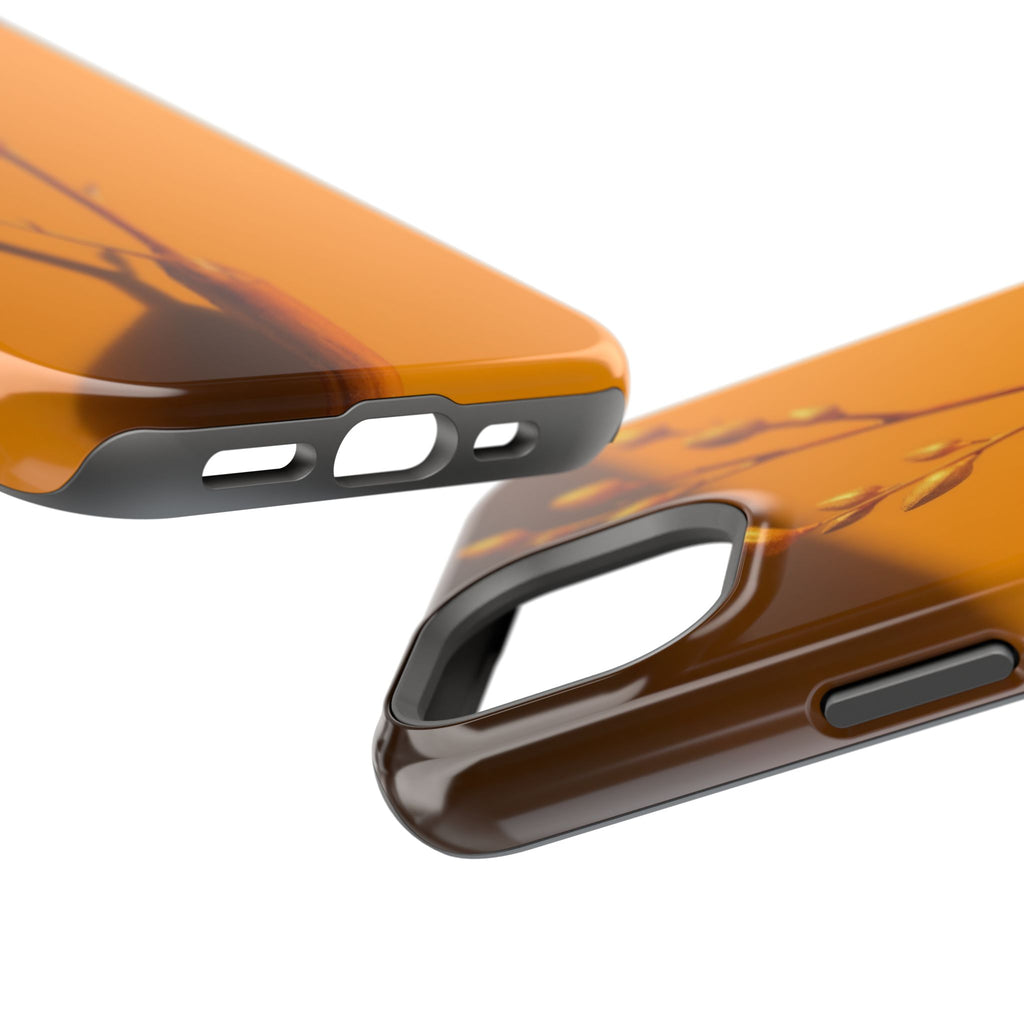 iPhone Mustard And Rust Minimalist Stem Slim Everyday iPhone Designer · iPhone C