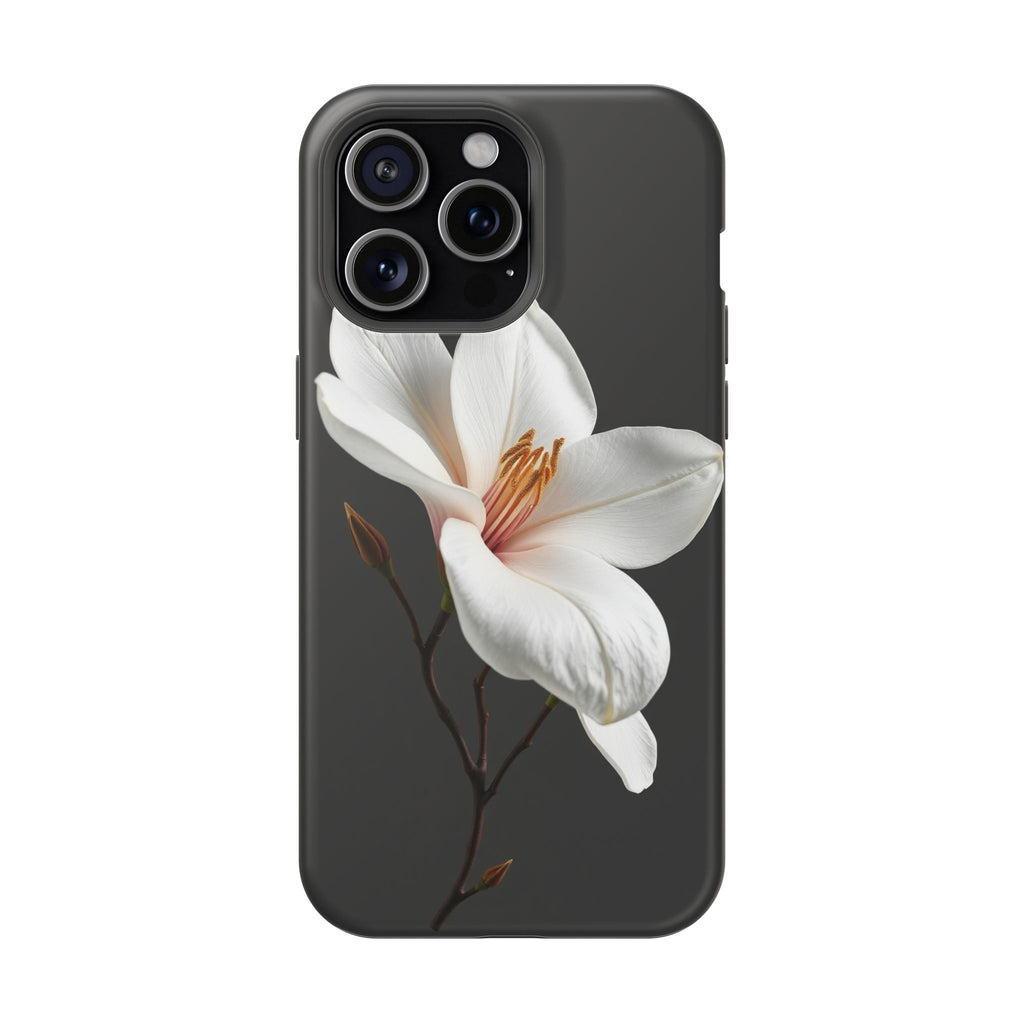 iPhone Earthy Magnolia Dream Design Slim Everyday Designer Case · iPhone Case