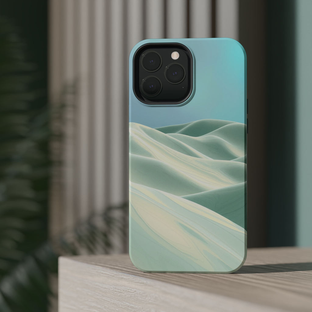 iPhone Sage And Ivory Rolling Hills Slim Everyday Designer Case · iPhone Case