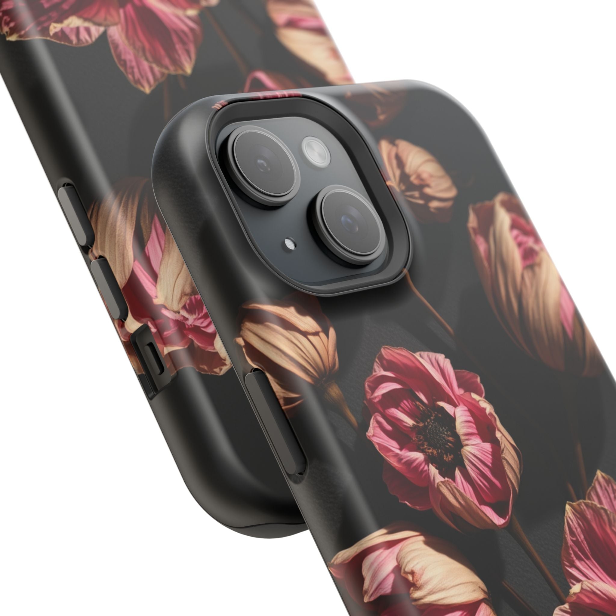 iPhone Dried Flower Flat Lay Electric Art Slim Snap Case · iPhone Case