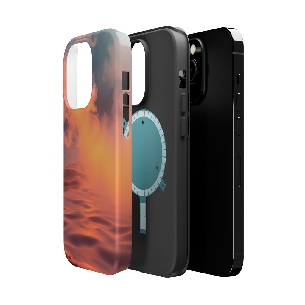 iPhone Burnt Orange And Sand Hot Spring Steam Slim iPhone Everyday · iPhone Case