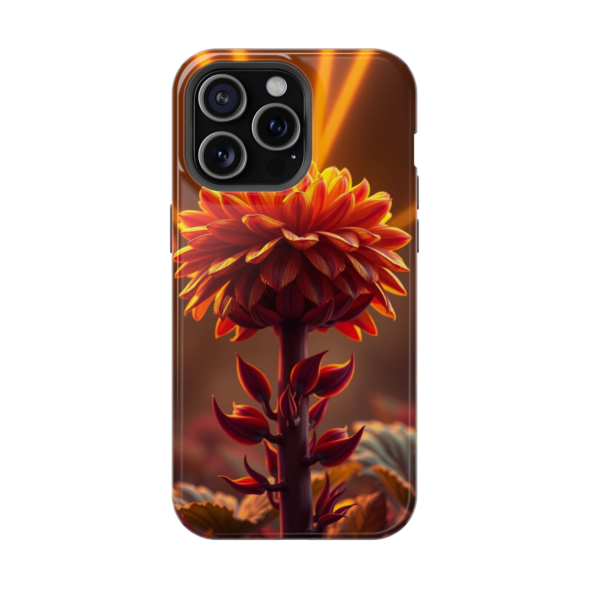 iPhone Mustard And Rust Ranunculus Stack Slim Everyday iPhone Designer · iPhone