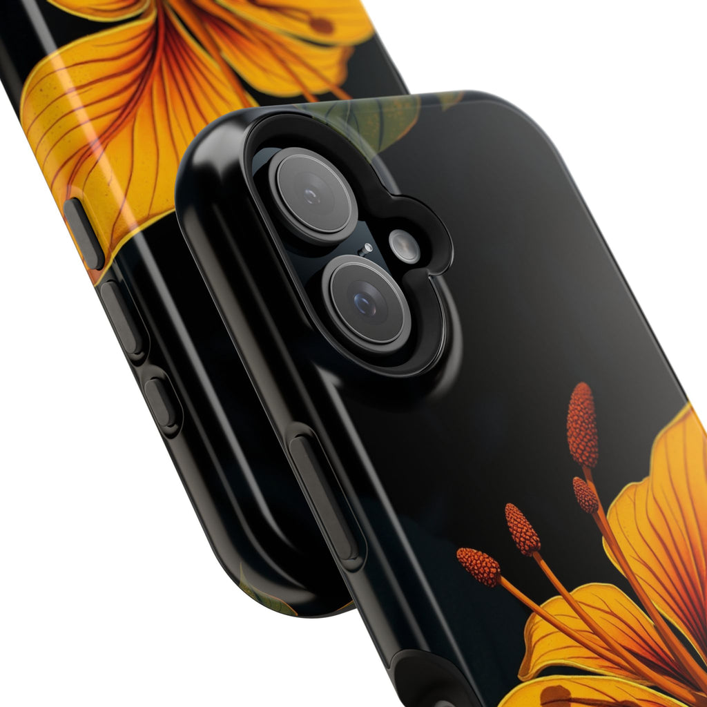 iPhone Earthy Tropical Bloom Design Artistic Everyday Cas Slim Snap Case · iPhon