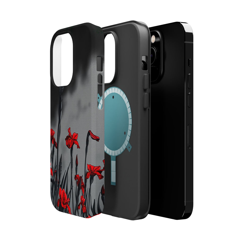 iPhone Iris Garden Cinematic Art Soft Finish Everyday Cas Slim Snap Case · iPhon
