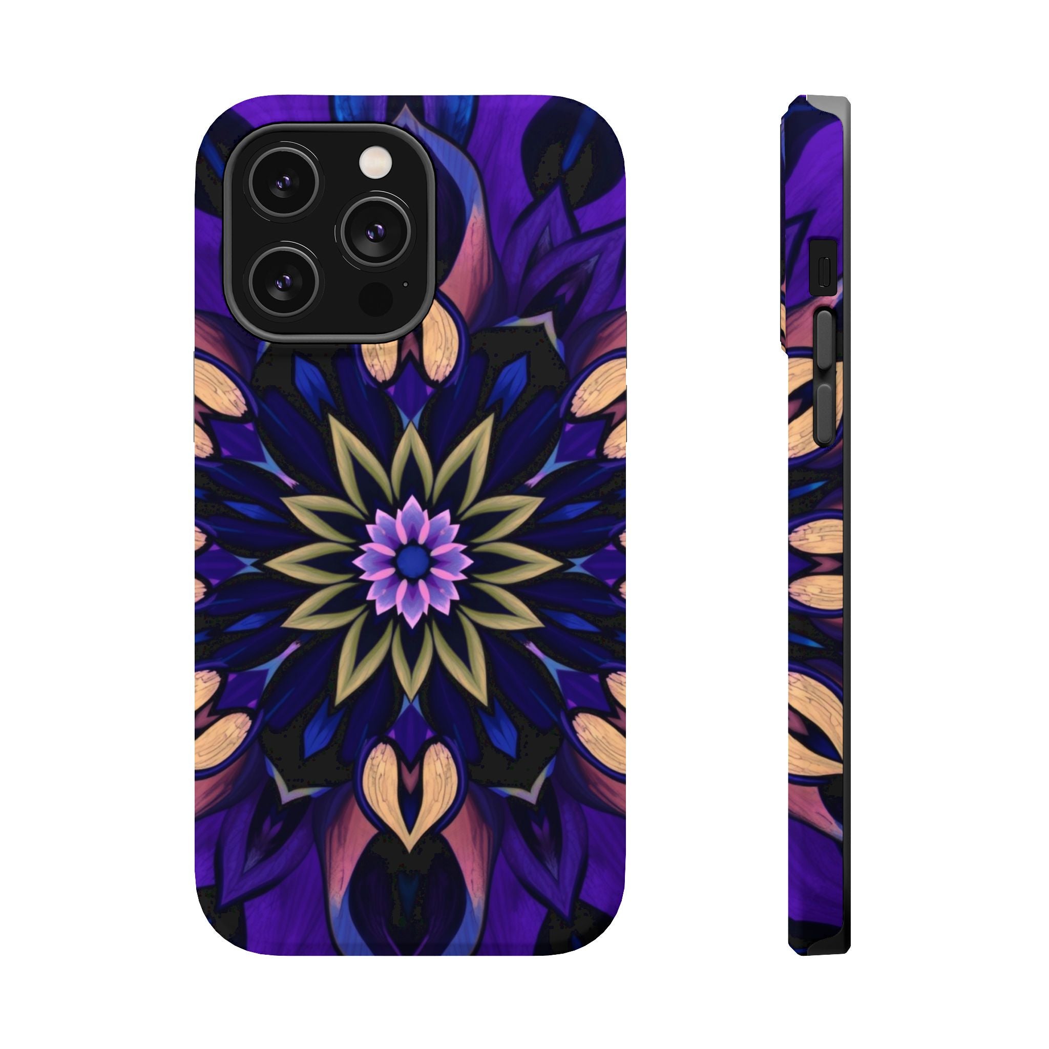 iPhone Floral Mandala Mystic Art Bold Modern Everyday Snap Case · iPhone Case