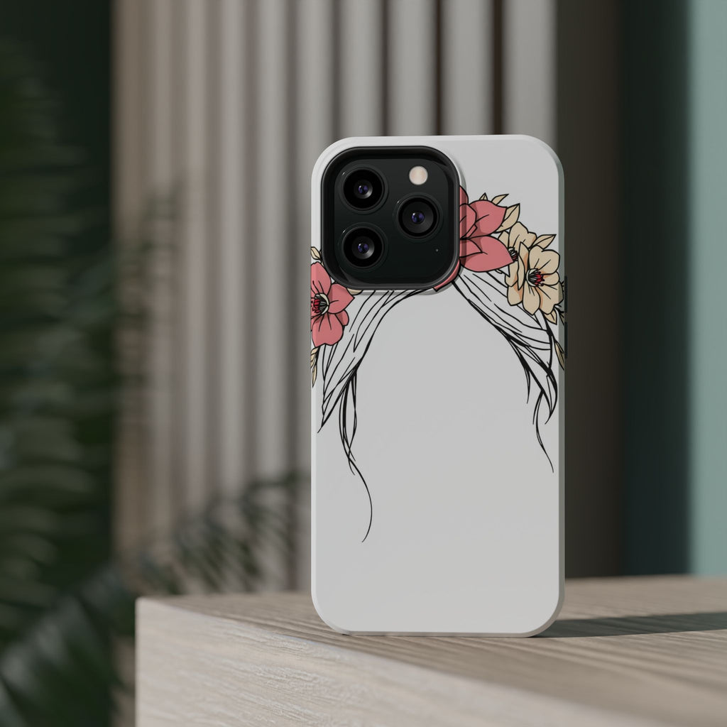 iPhone Floral Crown Electric Art Bold Modern Everyday Snap Case · iPhone Case