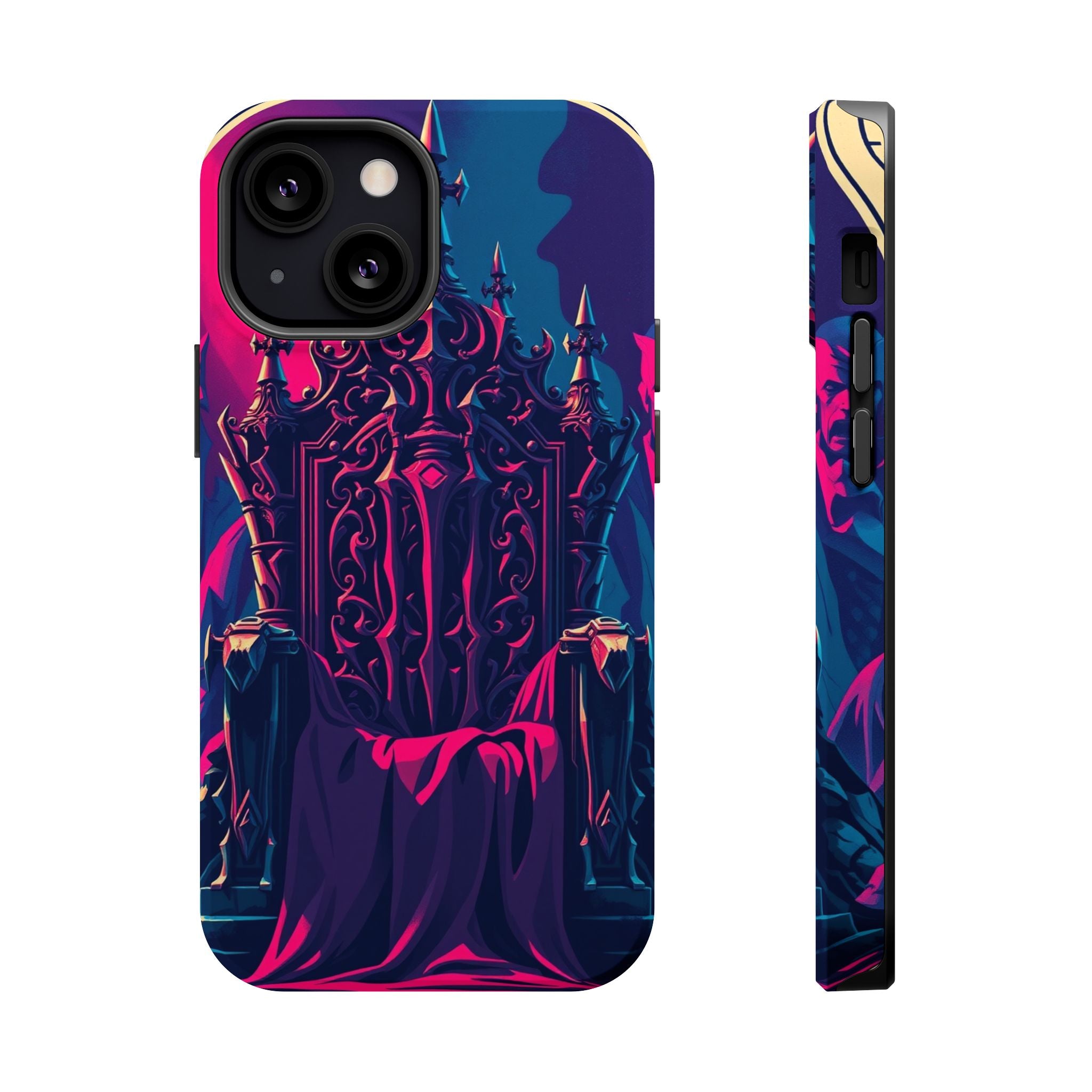 iPhone Lich King Throne Vintage Retro Poster Slim Everyday Designer Case · iPhon