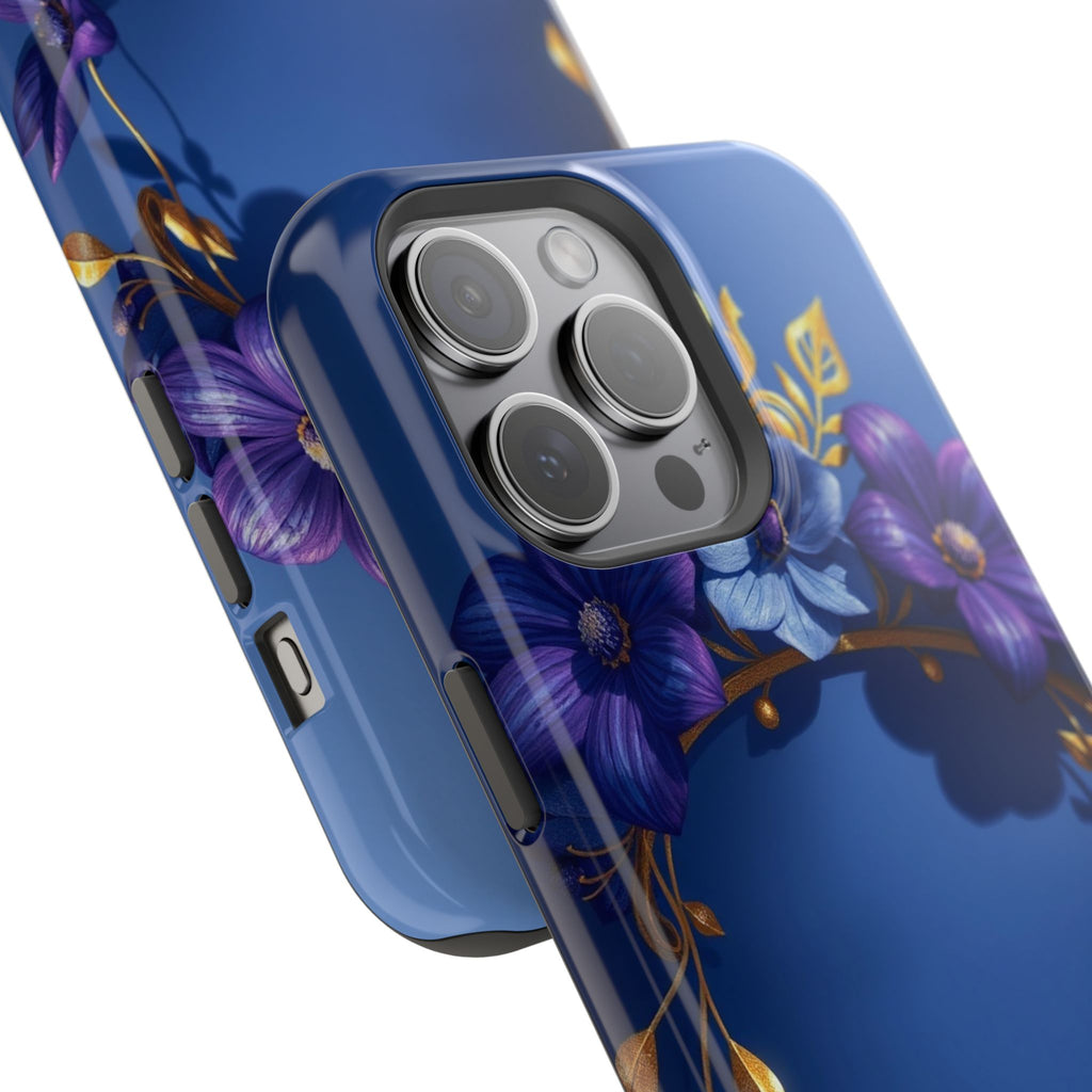 iPhone Vibrant Floral Crown Design 14 Slim Everyday Designer Case · iPhone Case