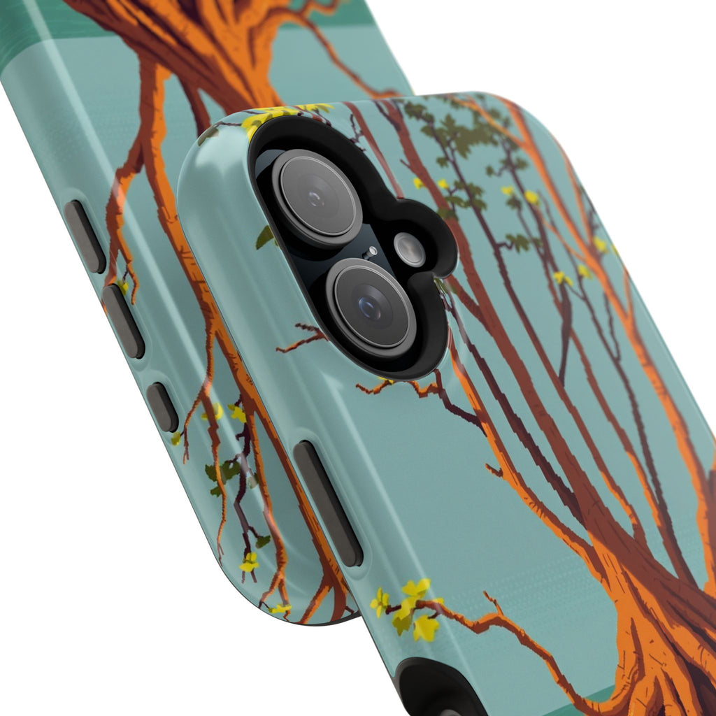 iPhone Mustard And Rust Mangrove Roots Slim Everyday iPhone 13 Designer · iPhone