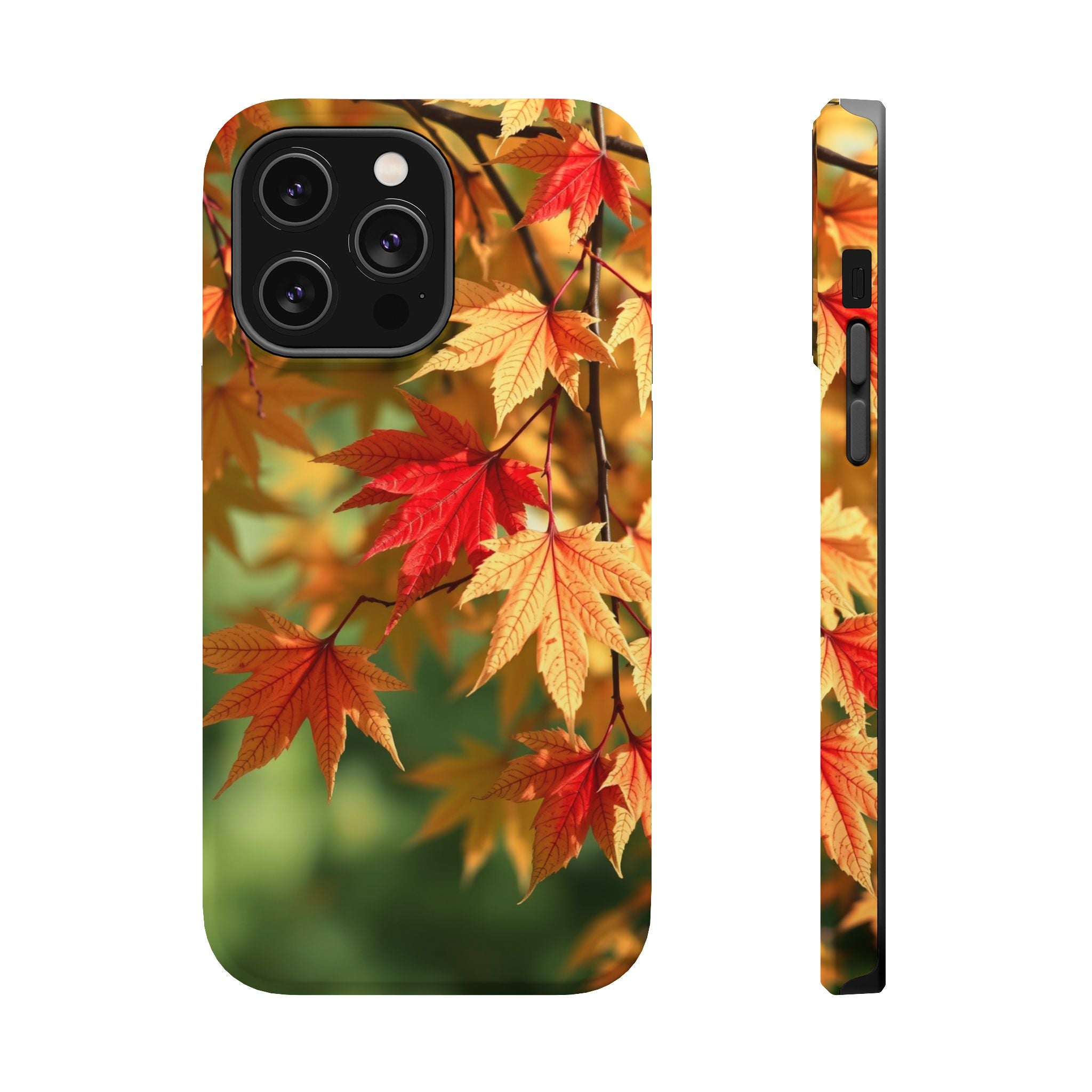 iPhone Earthy Autumn Maple Design Bold Modern Everyday Snap Case · iPhone Case