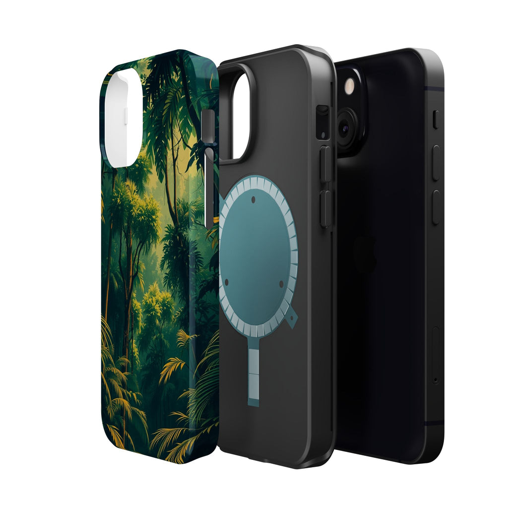 iPhone Rainforest Canopy Vintage Retro Poster Slim iPhone Everyday · iPhone Case