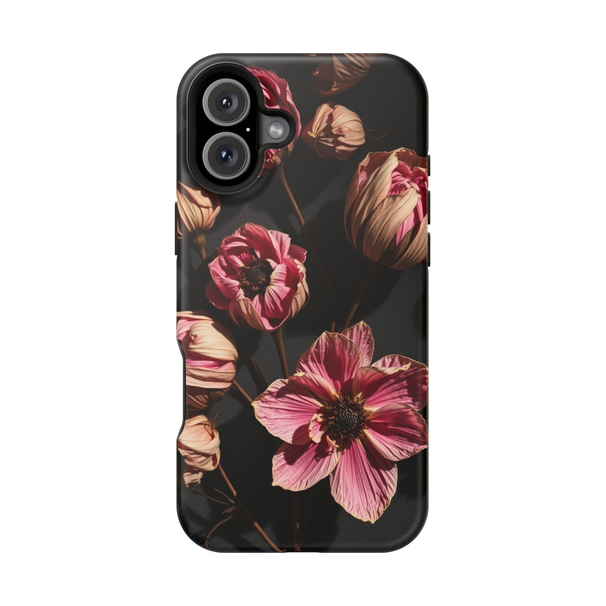 iPhone Dried Flower Flat Lay Electric Art Slim Snap Case · iPhone Case
