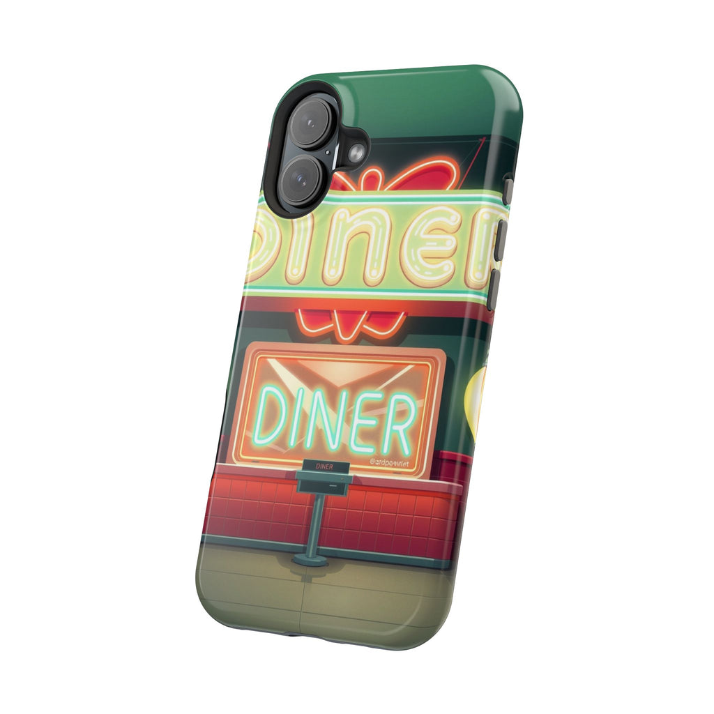 iPhone Neon Diner Sign Mystic Art Bold Modern Everyday Snap Case · iPhone Case