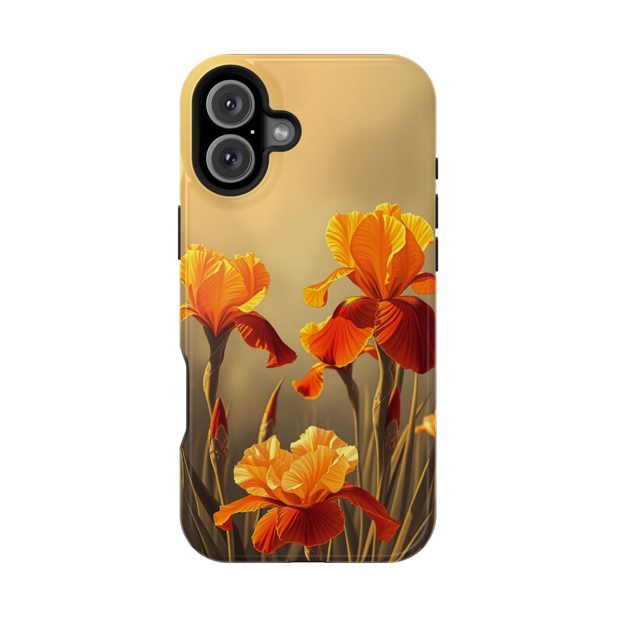 iPhone Iris Garden Gold Foil Luxury Slim Everyday Designer Case · iPhone Case