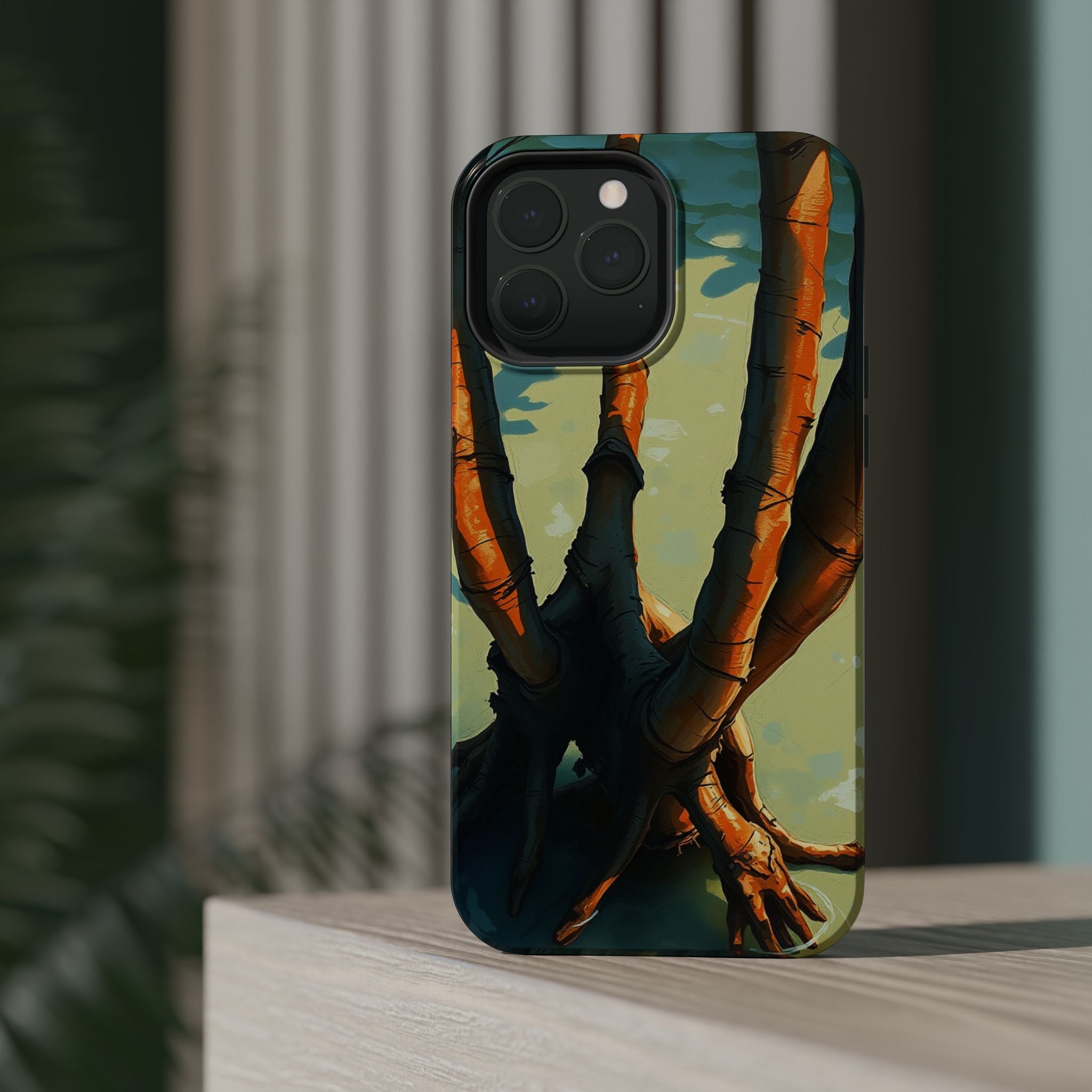 iPhone Mangrove Roots Mystic Art Bold Modern Everyday Snap Case · iPhone Case